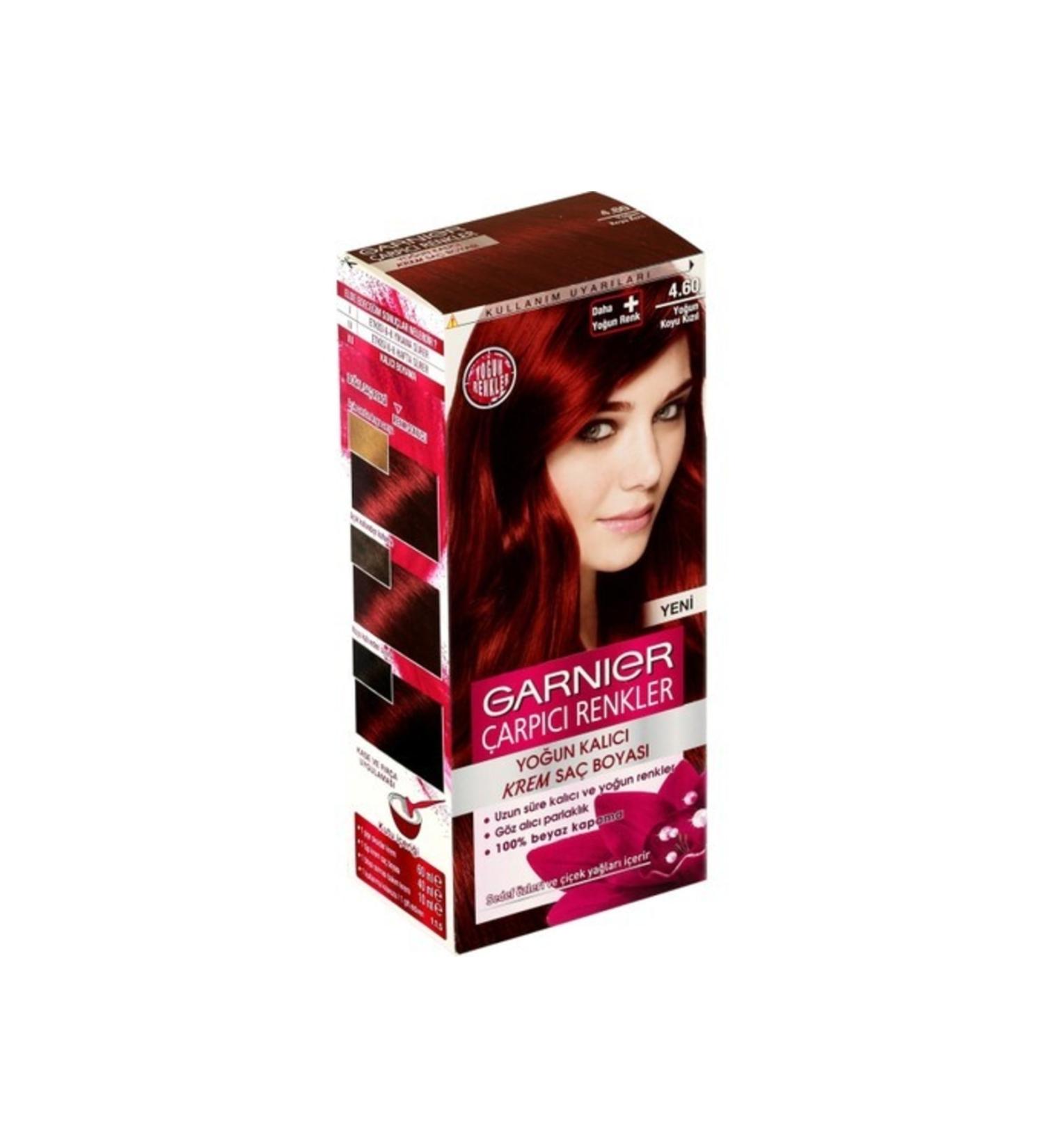 Garnier Striking Colors 4/60 - Intense Dark Red Hair Dye
