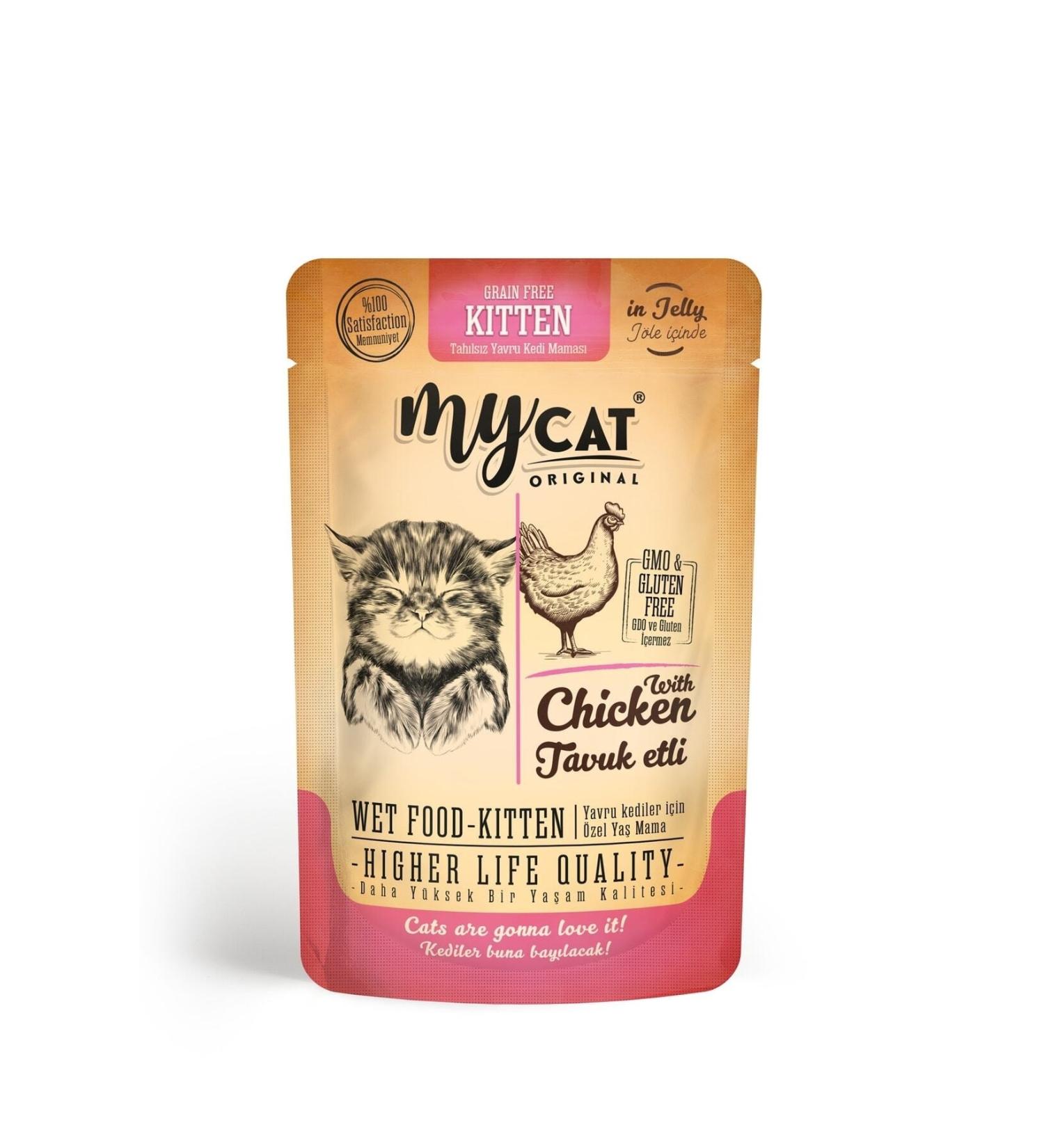 My Cat Mycat (Kitten) Kitten Pouch 85gr 24pcs