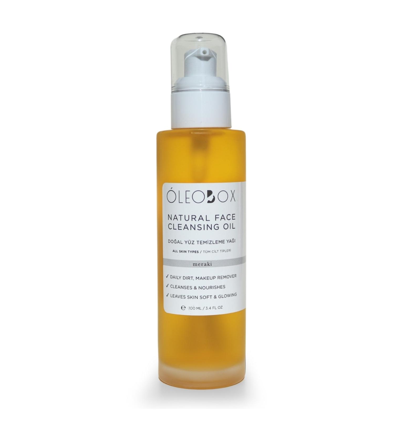 Oleobox Skin Nourishing Eye-Stinging Purifying Natural Facial Cleansing Oil Rosehip Jojoba & Chamomile - 100 Ml - Buy Online on GoSupps.com