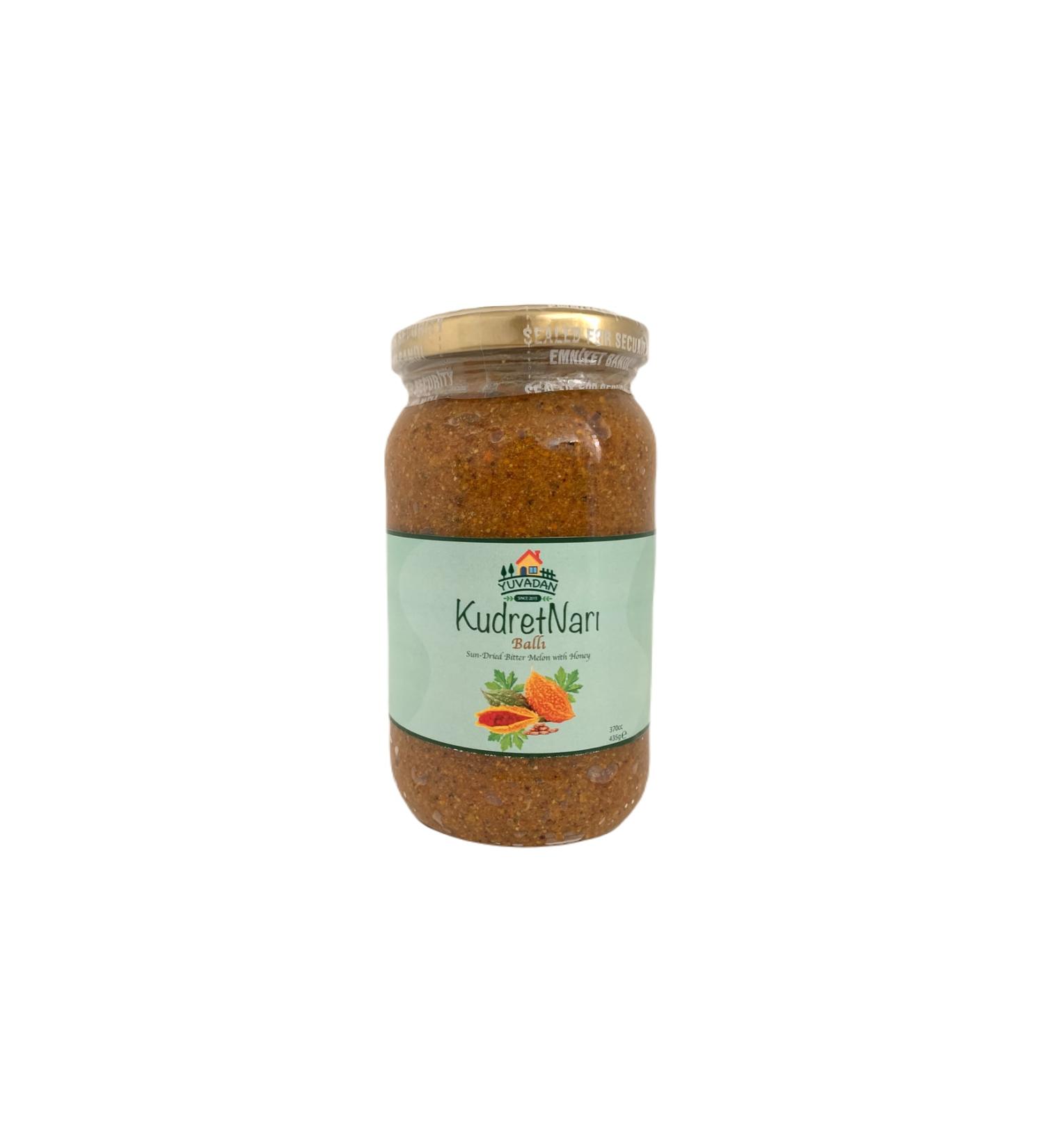 YUVADAN Honeyed Pomegranate Paste 435 gr - Handmade Natural 370cc Pomegranate and Honey Mixture