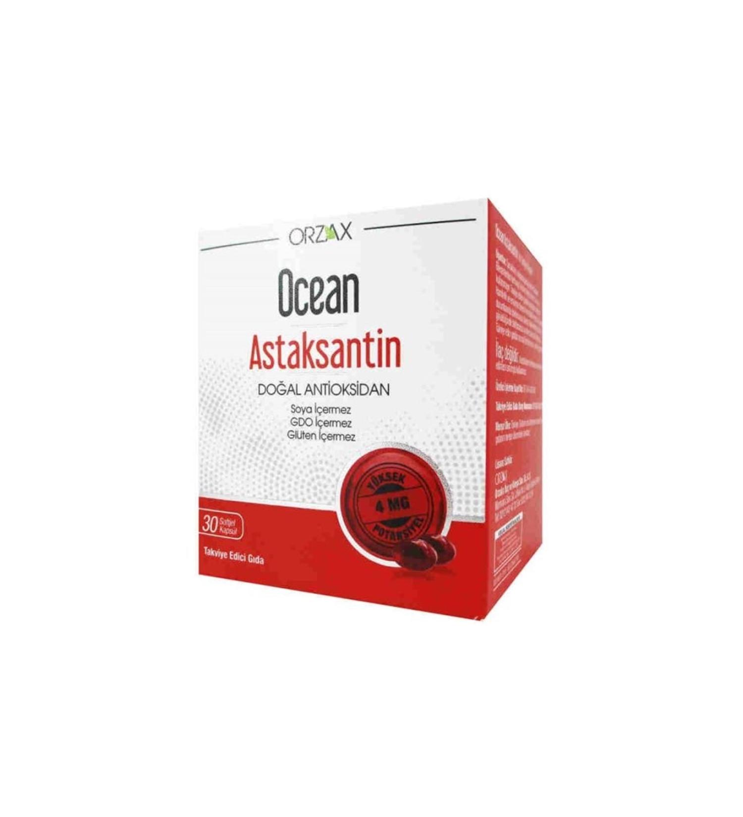 Ocean Plus Astaxanthin 30 Softgel Capsules