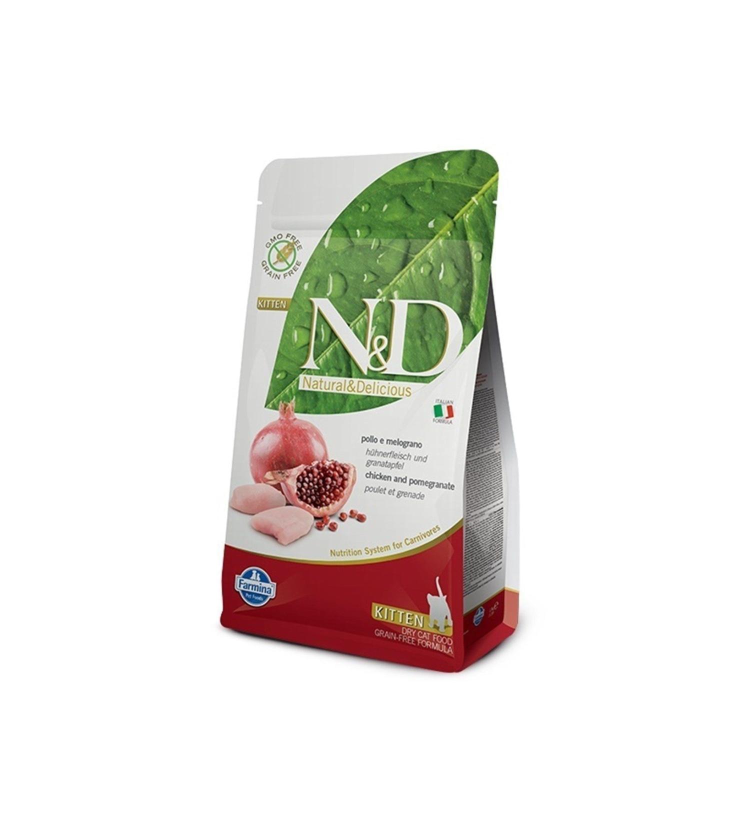 Farmina Nd Grain-Free Chicken Pomegranate Kitten Food 5 Kg