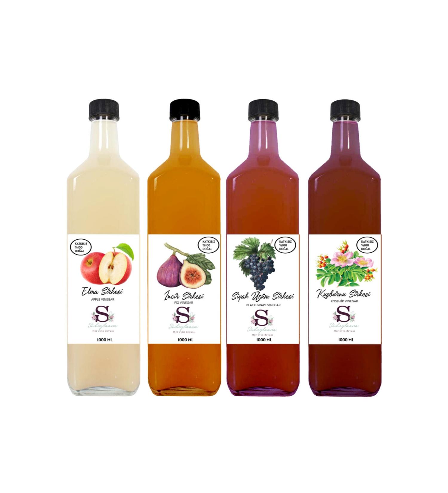 S heylaana Natural Apple Fig Grape and Rosehip Vinegar 1000 ml