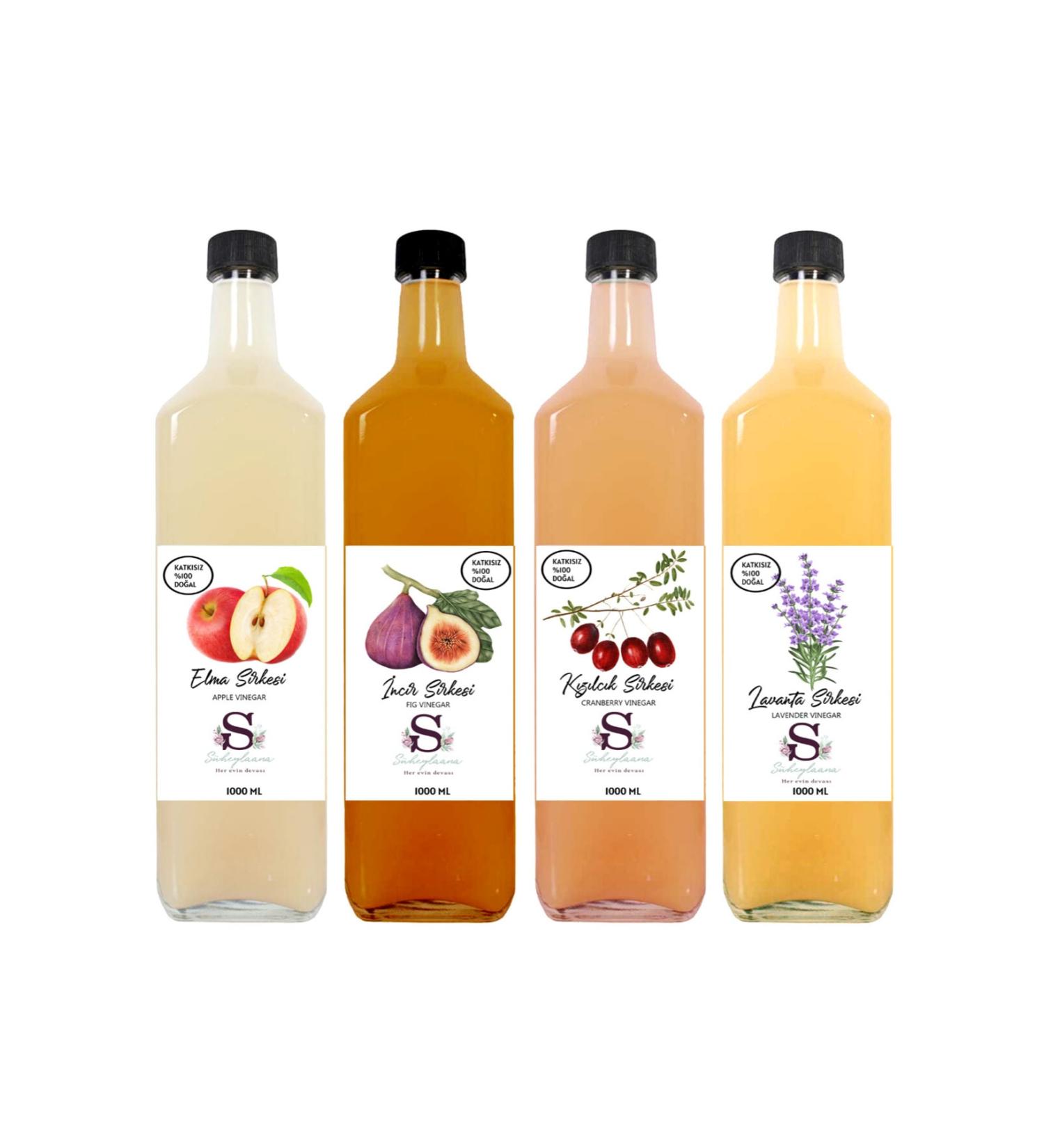 S heylaana Natural Apple Fig Cranberry and Lavender Vinegar 1000 Ml