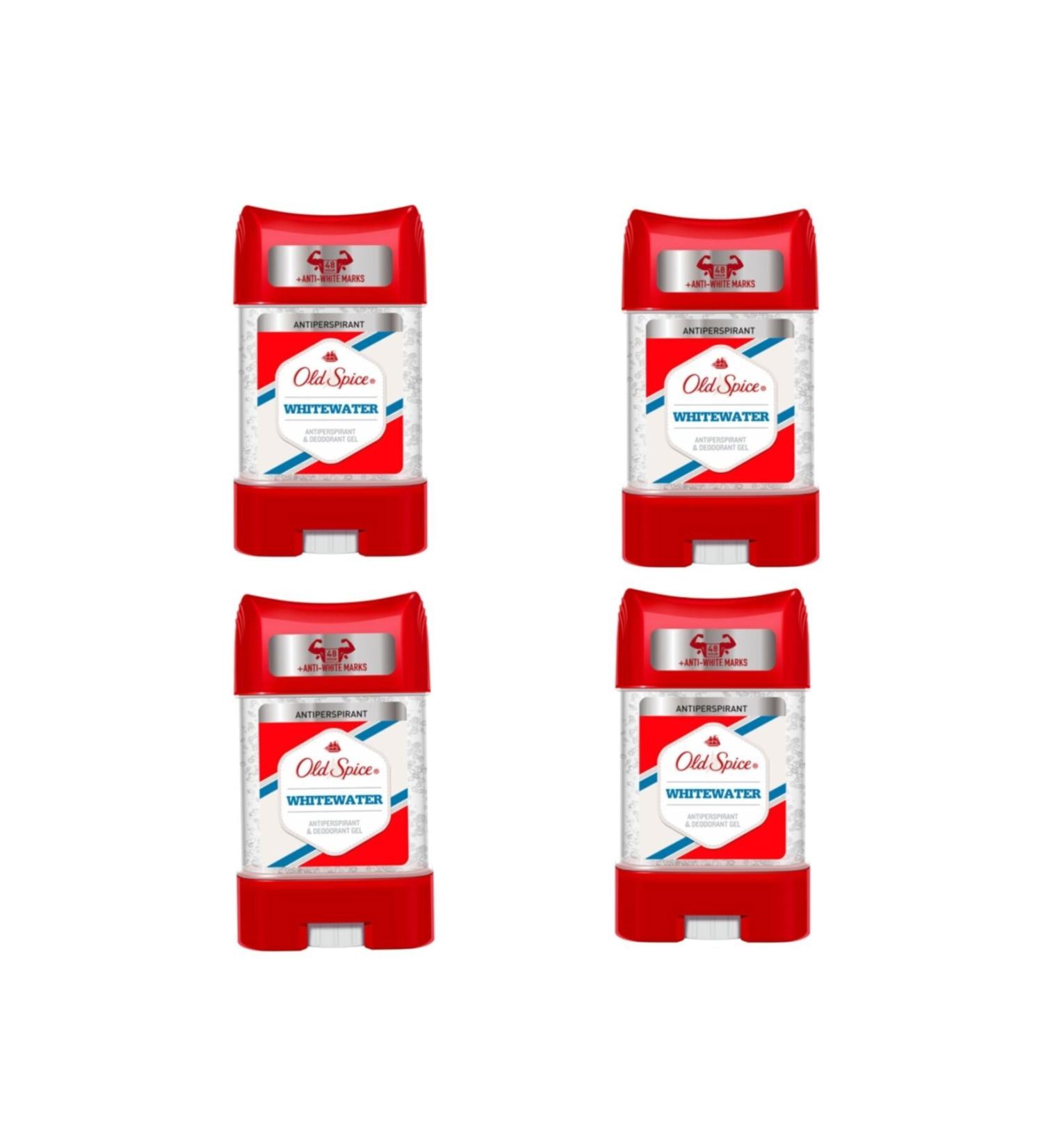 Old Spice 4 Pieces Whitewater Stick Gel 70 Ml Men's Deodorant - Buy Online on GoSupps.com