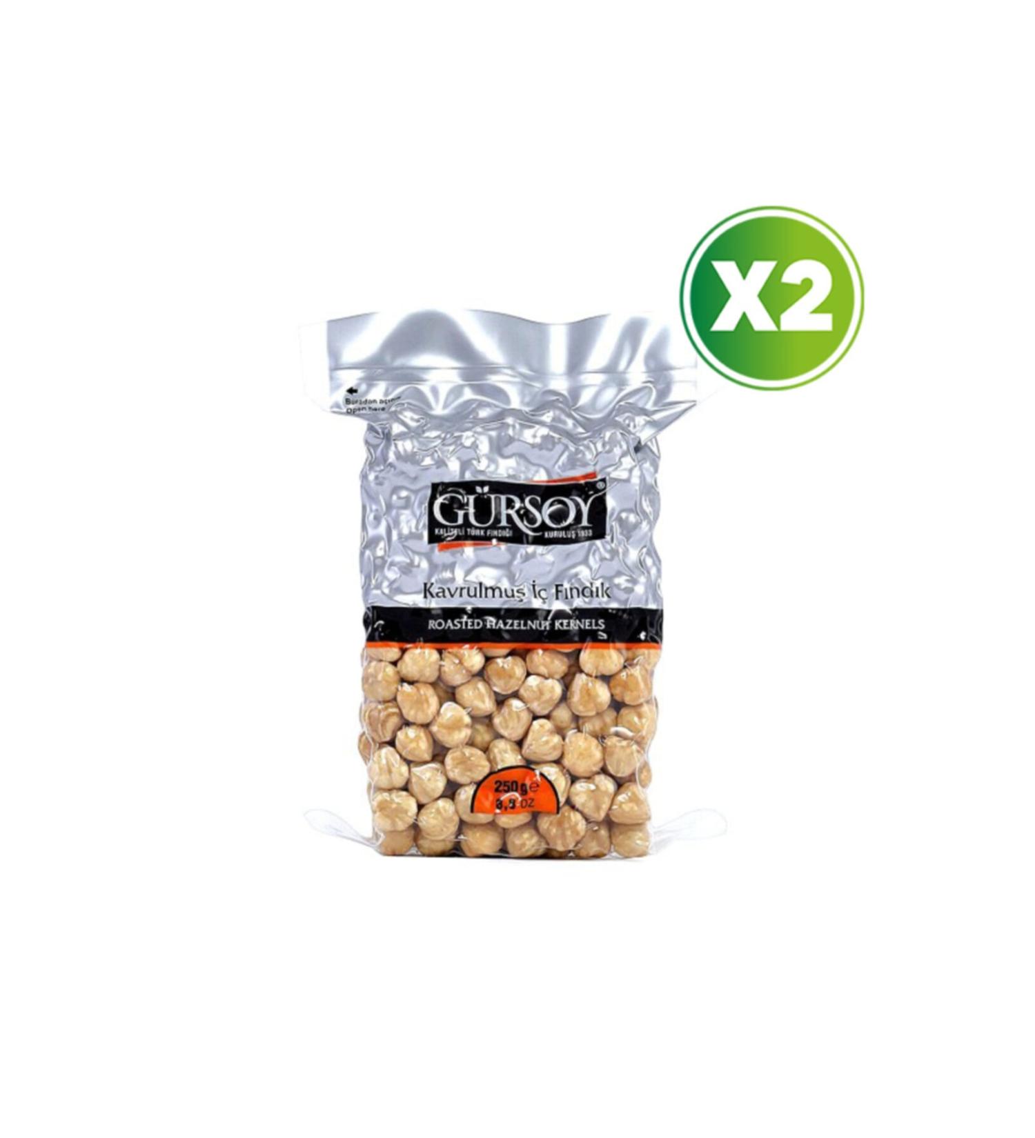 Gursoy Roasted Hazelnuts Vacuum 250g - 2 Liters