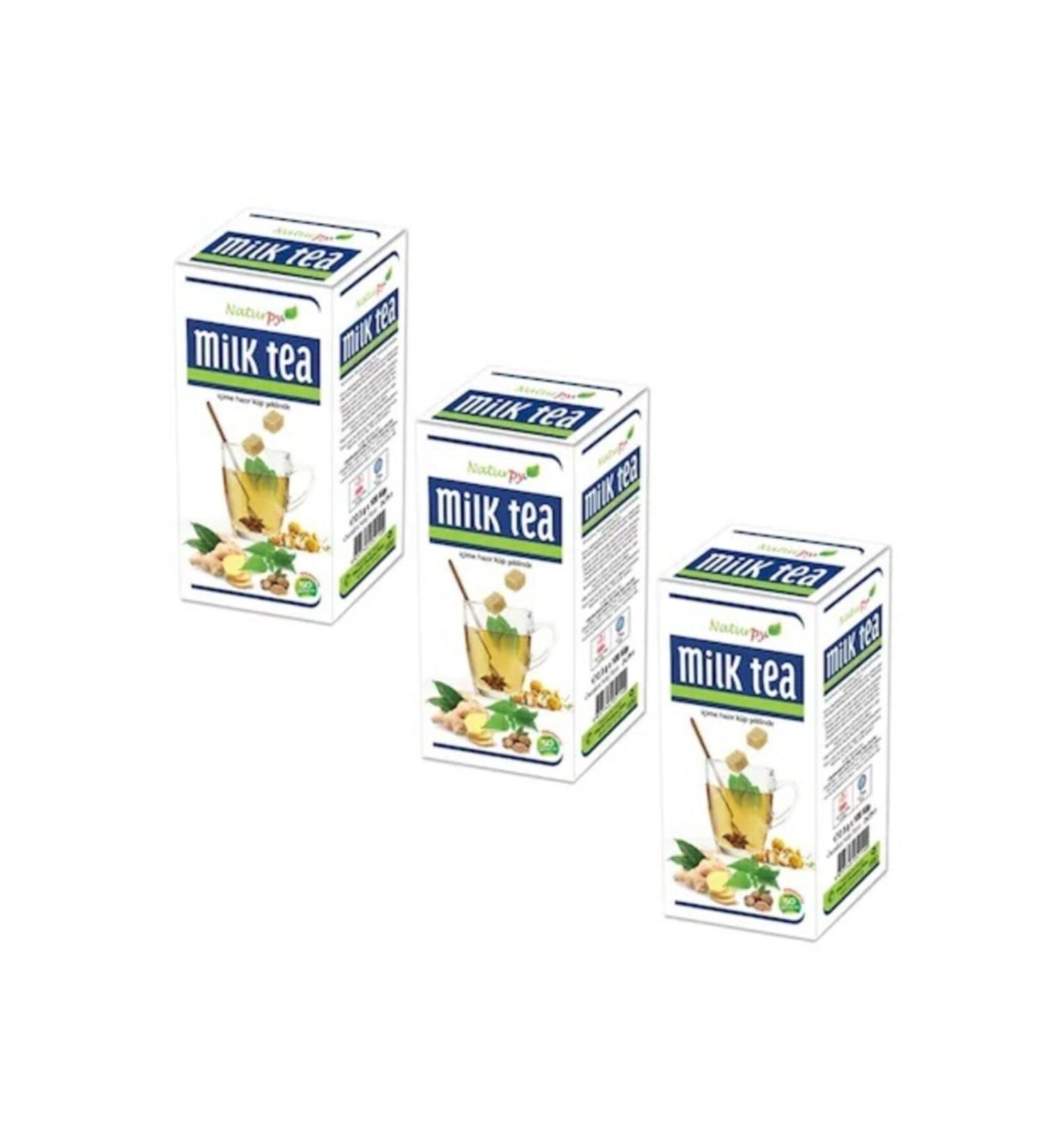 Naturpy 3 Pieces Milk Tea 250 gr - For Breastfeeding Mothers