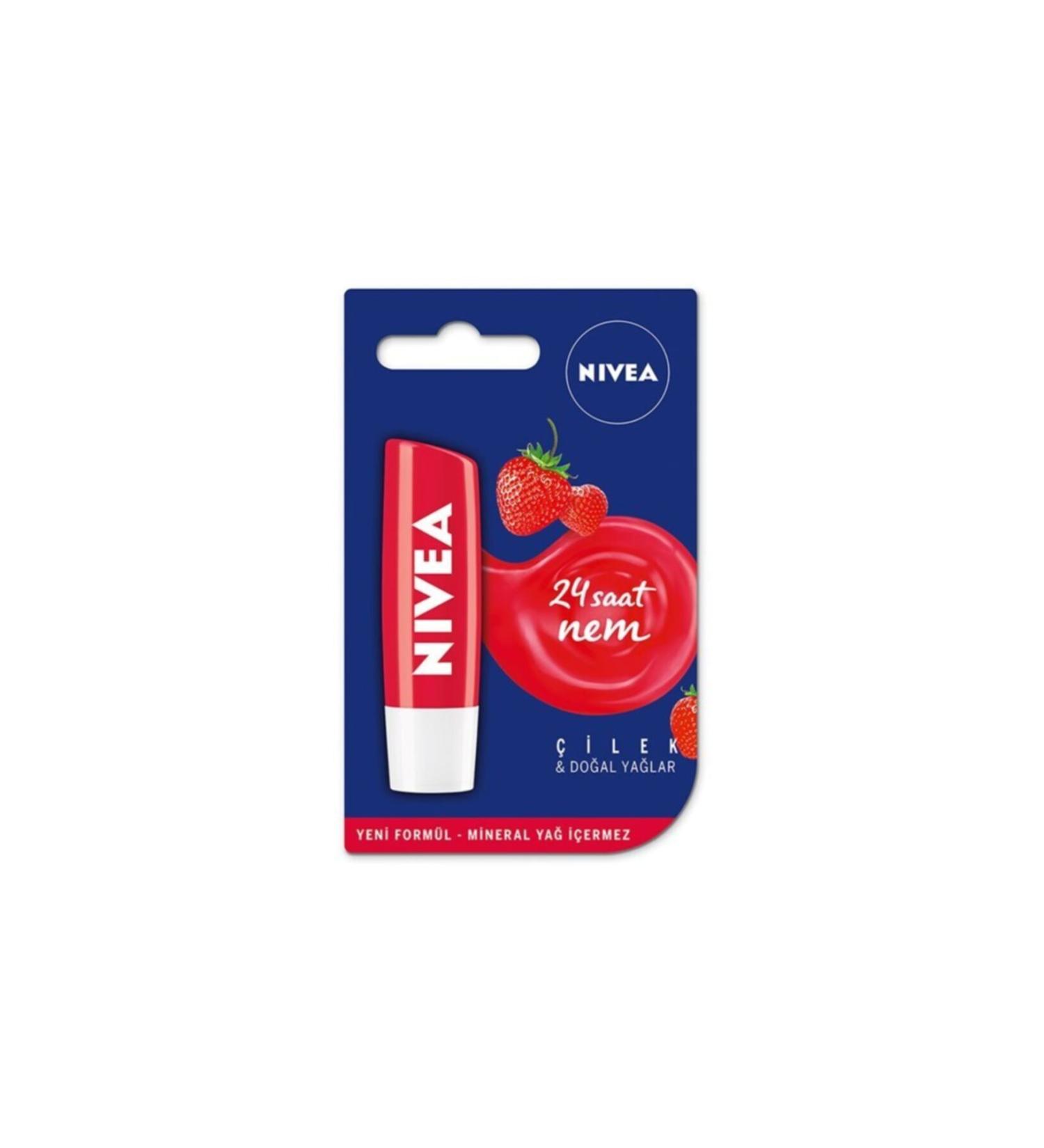 NIVEA Nivea Lip Care Cream Strawberry