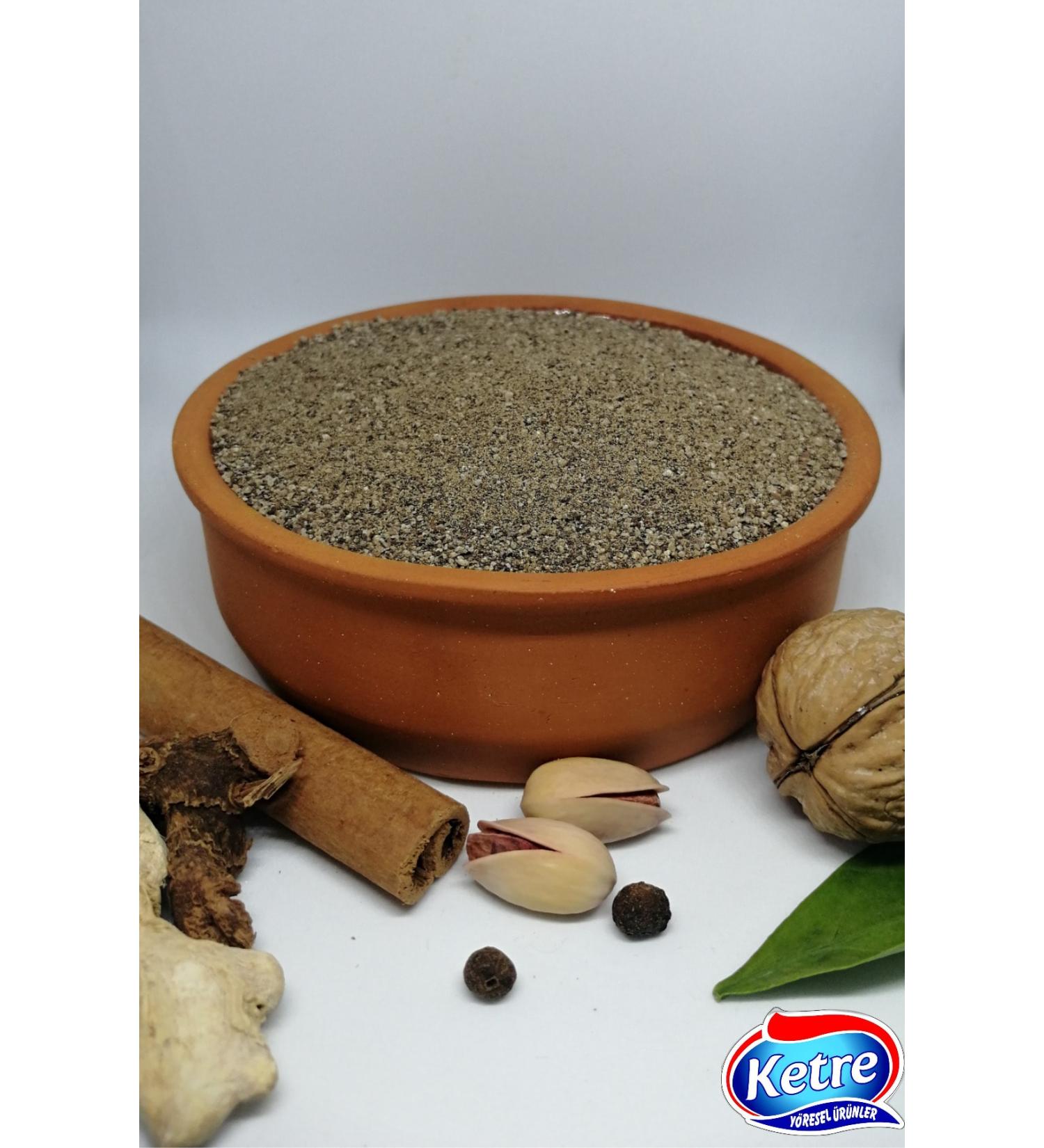 Ketre Local Black Pepper Powder 250 gr Natural Local Preservative-Free Additive-Free