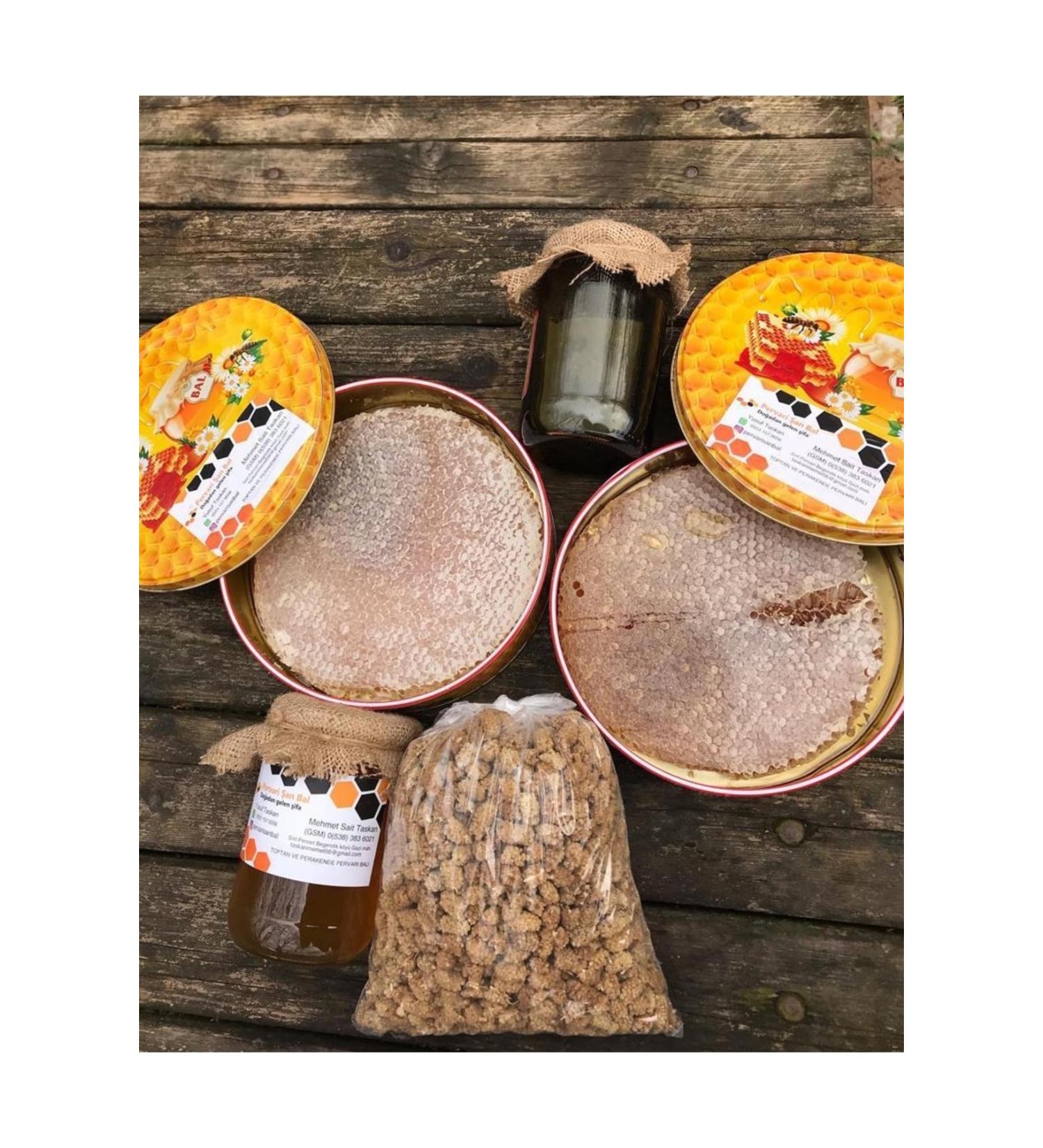 Pervari Organic Karakovan Comb Honey 1 kg-1 35kg - Buy Online on GoSupps.com