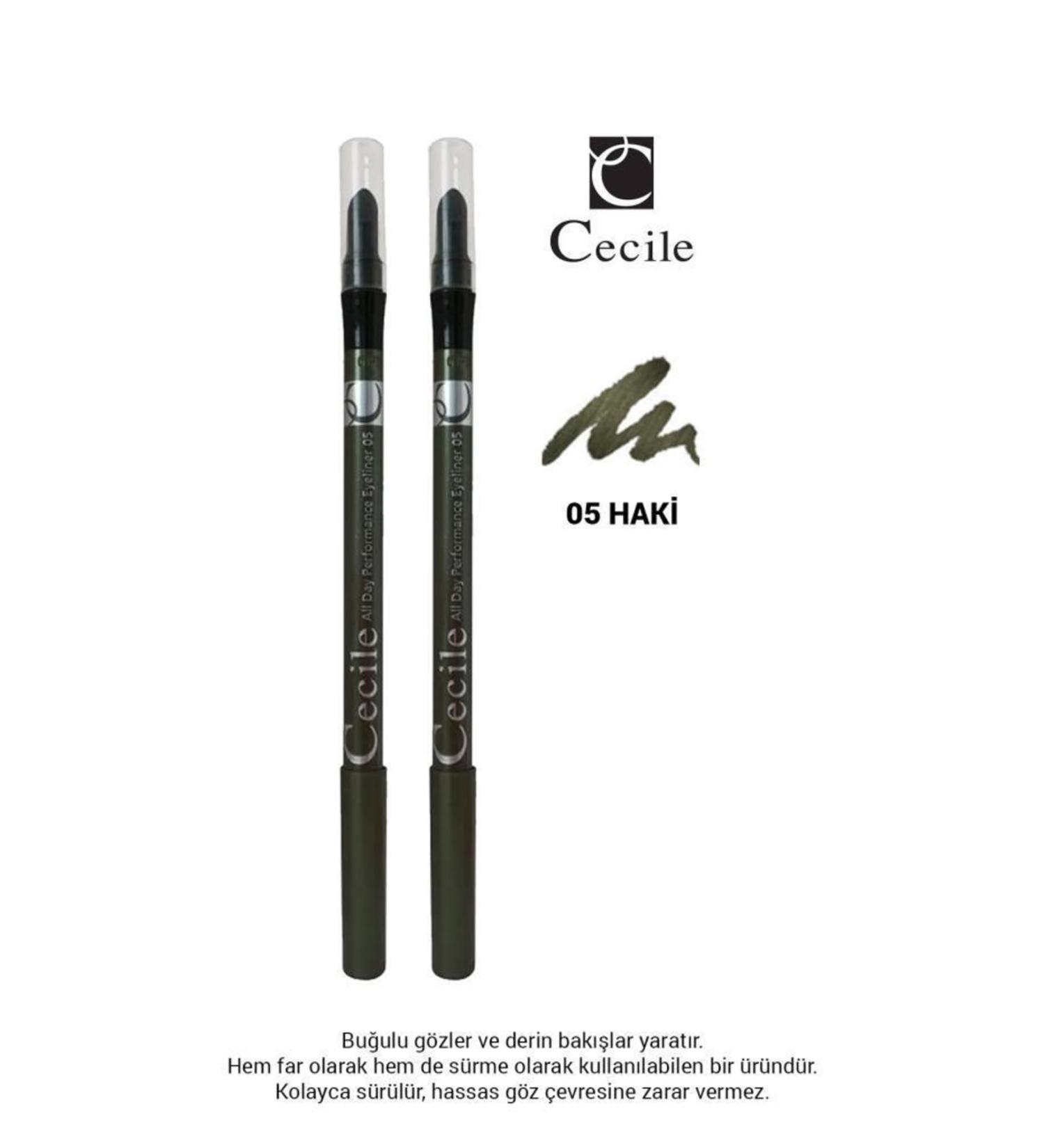 Cecile All Day Performance Eyeliner 05 X2