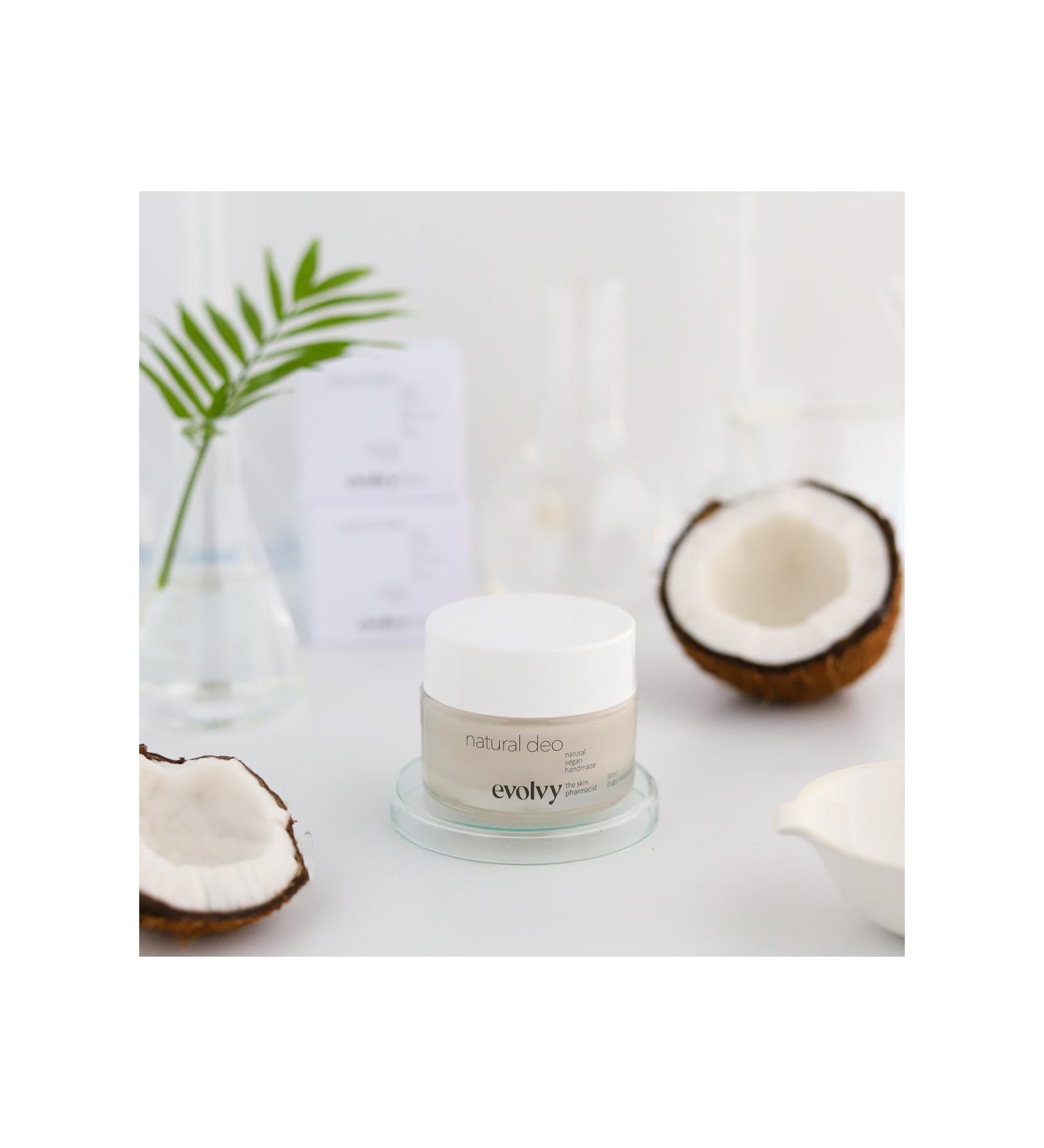 Evolvy Natural Deo- Natural Cream Deodorant - Lemon Grass - Buy Online on GoSupps.com