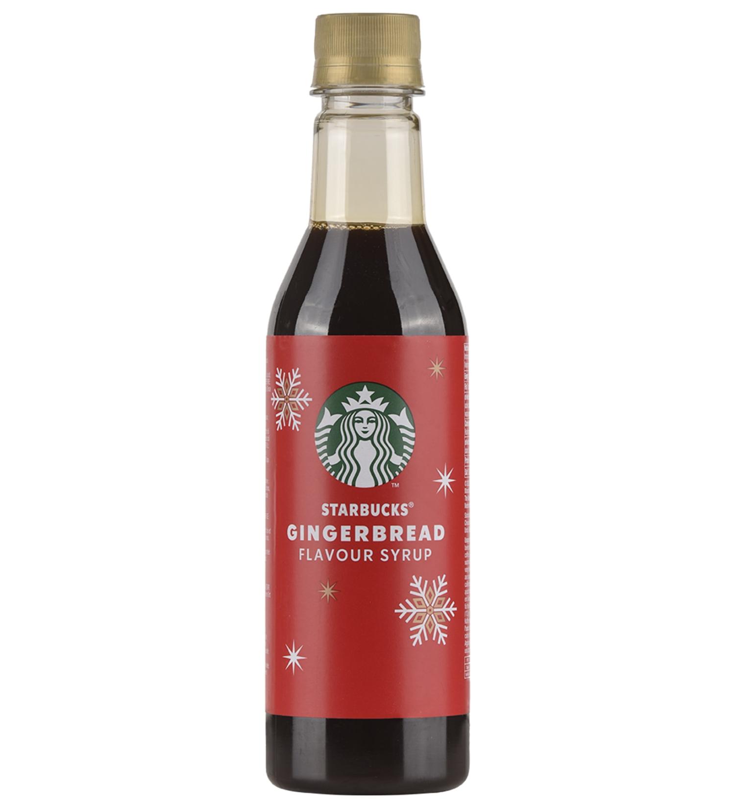 Starbucks Gingerbread Flavor Syrup 375 ml - 2023 New Year Special Megashopp