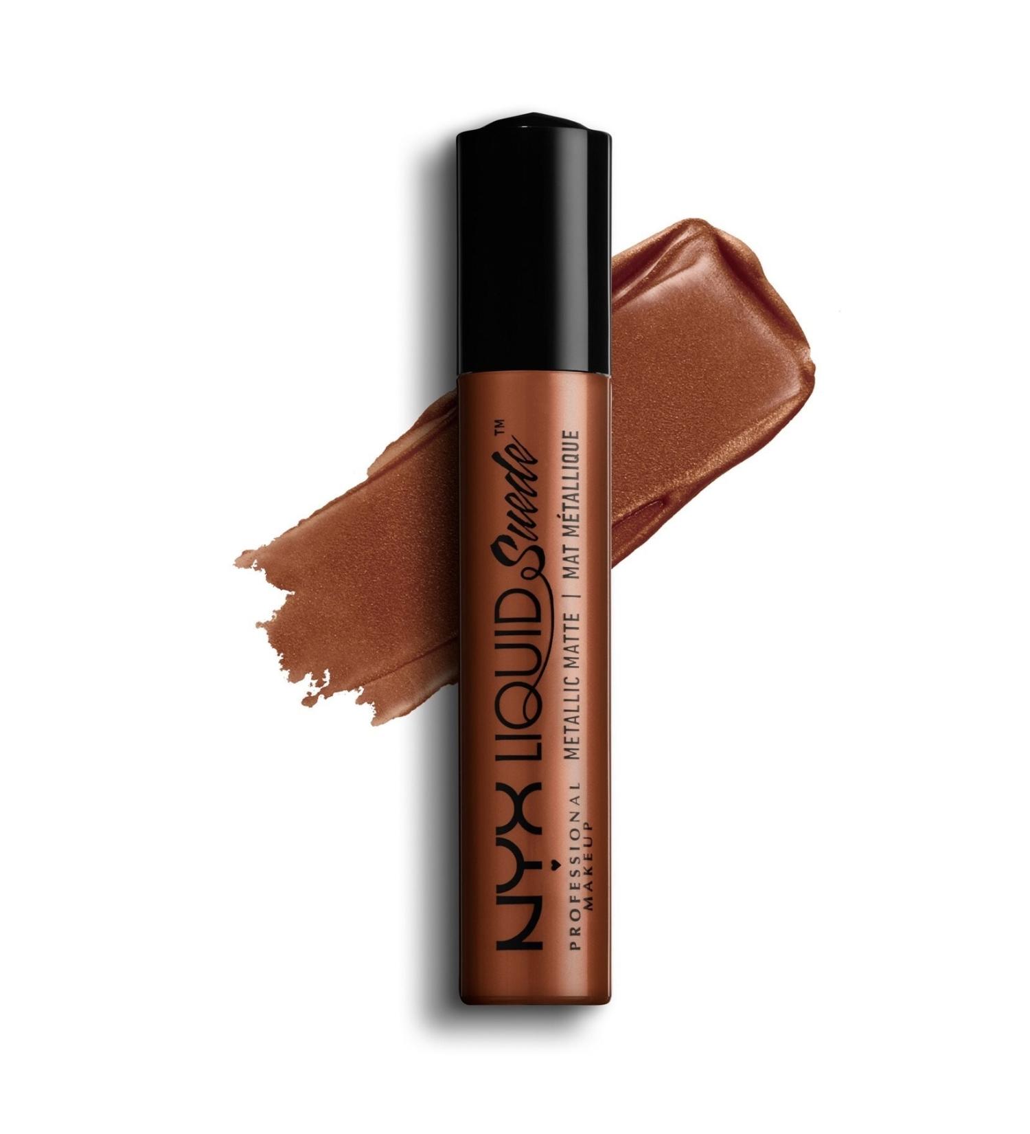 NYX Professional Makeup Liquid Matte Lipstick - Liquid Suede Metallic Matte New Era 800897103125