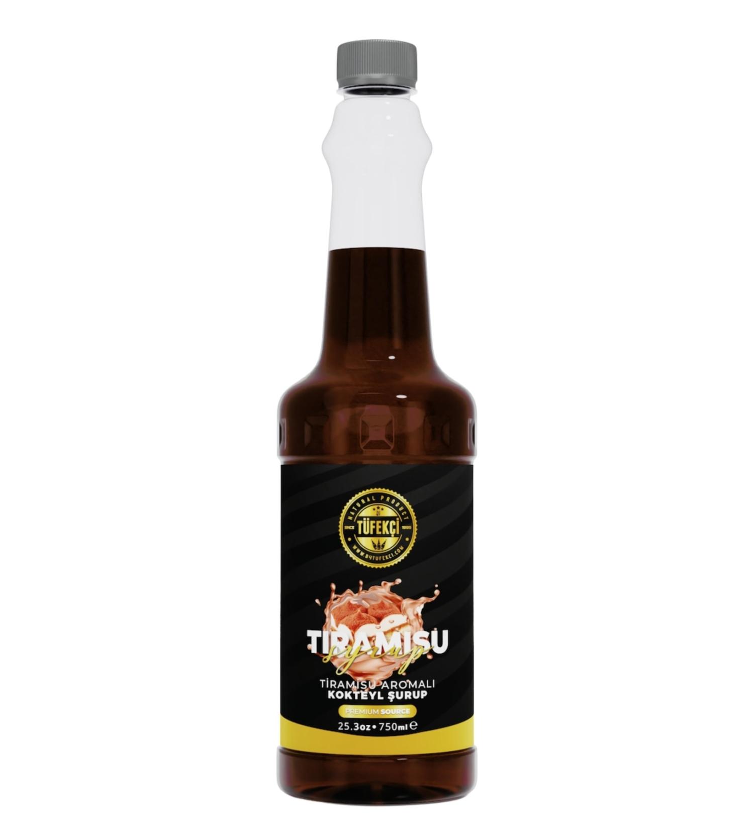 By T fek i Tiramisu Cocktail Cake and Coffee Syrup New Formula High Aroma 750 ml