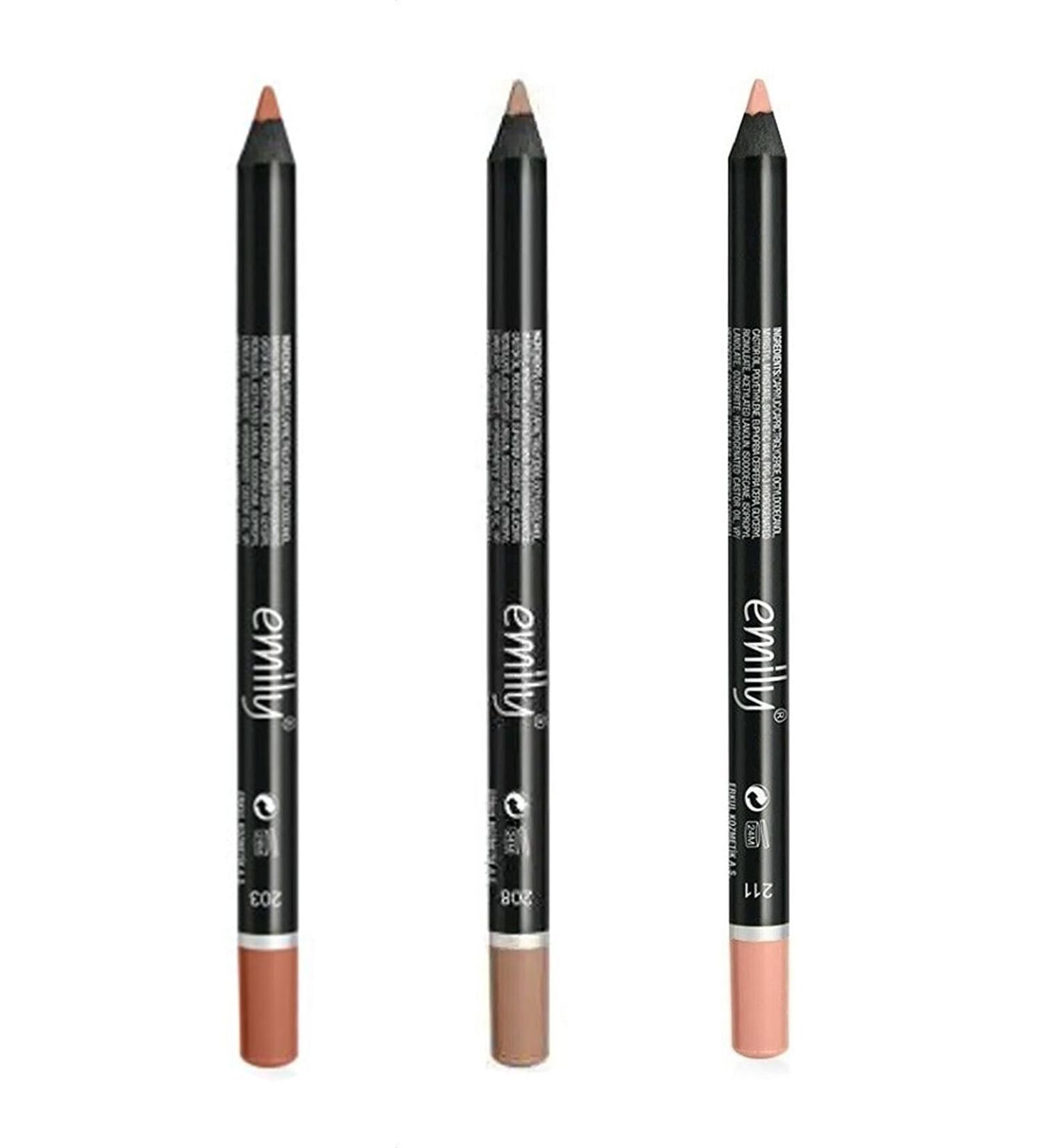 Golden Rose Emily Lip Pencil 3 's No: 203-208-211