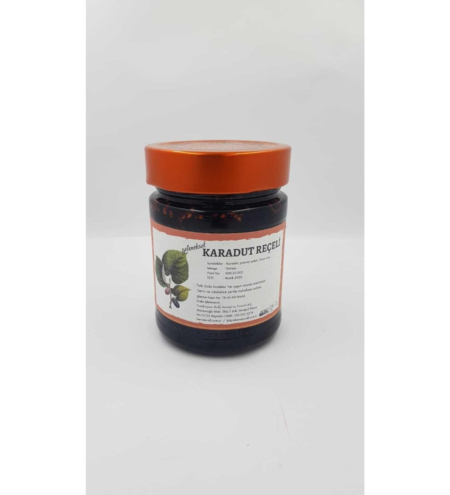 BeNaturall Black Mulberry Jam 350gr Homemade