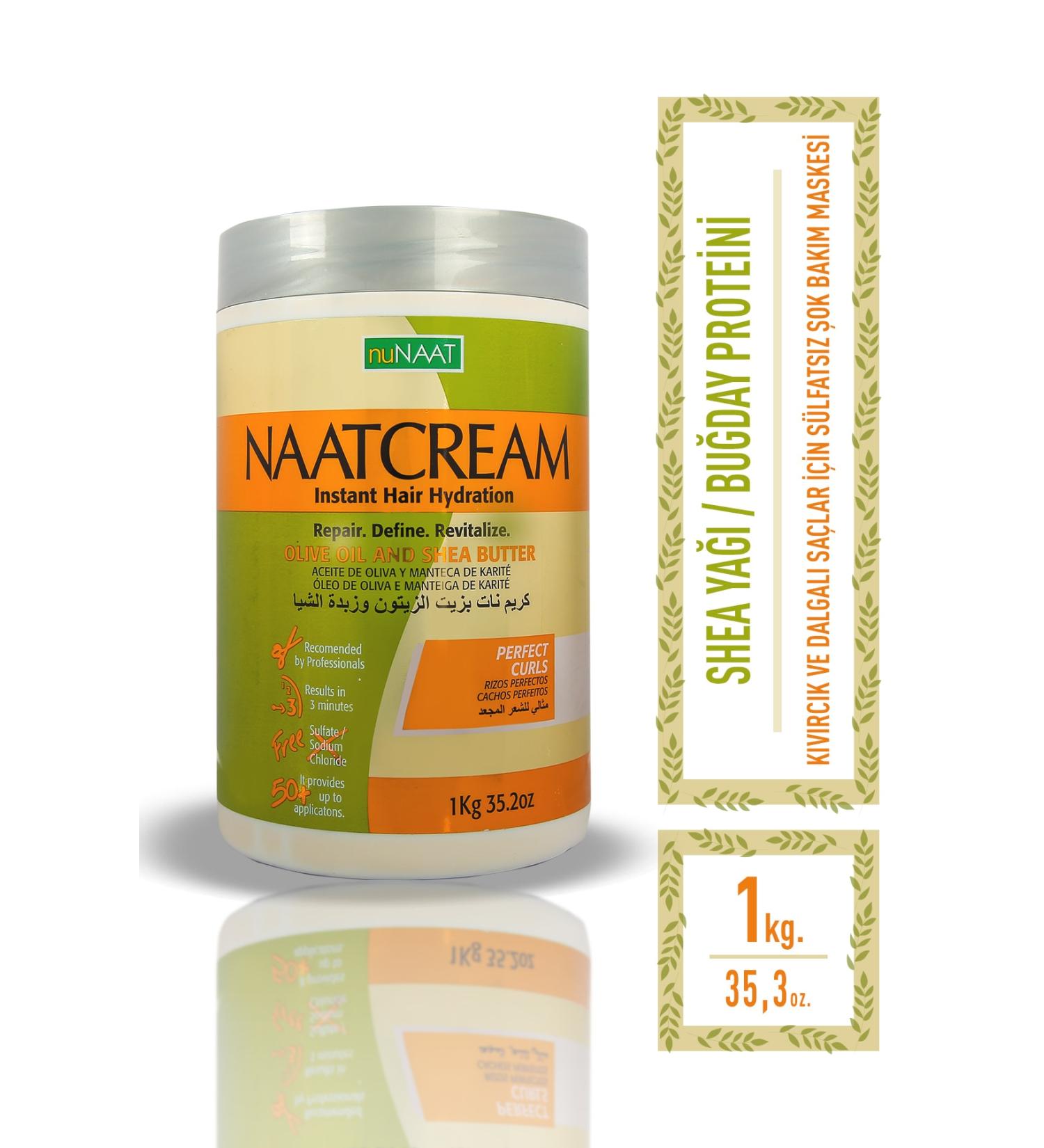 nuNAAT Curl Defining Salt-Free Shea Oil Hair Mask 1 KG