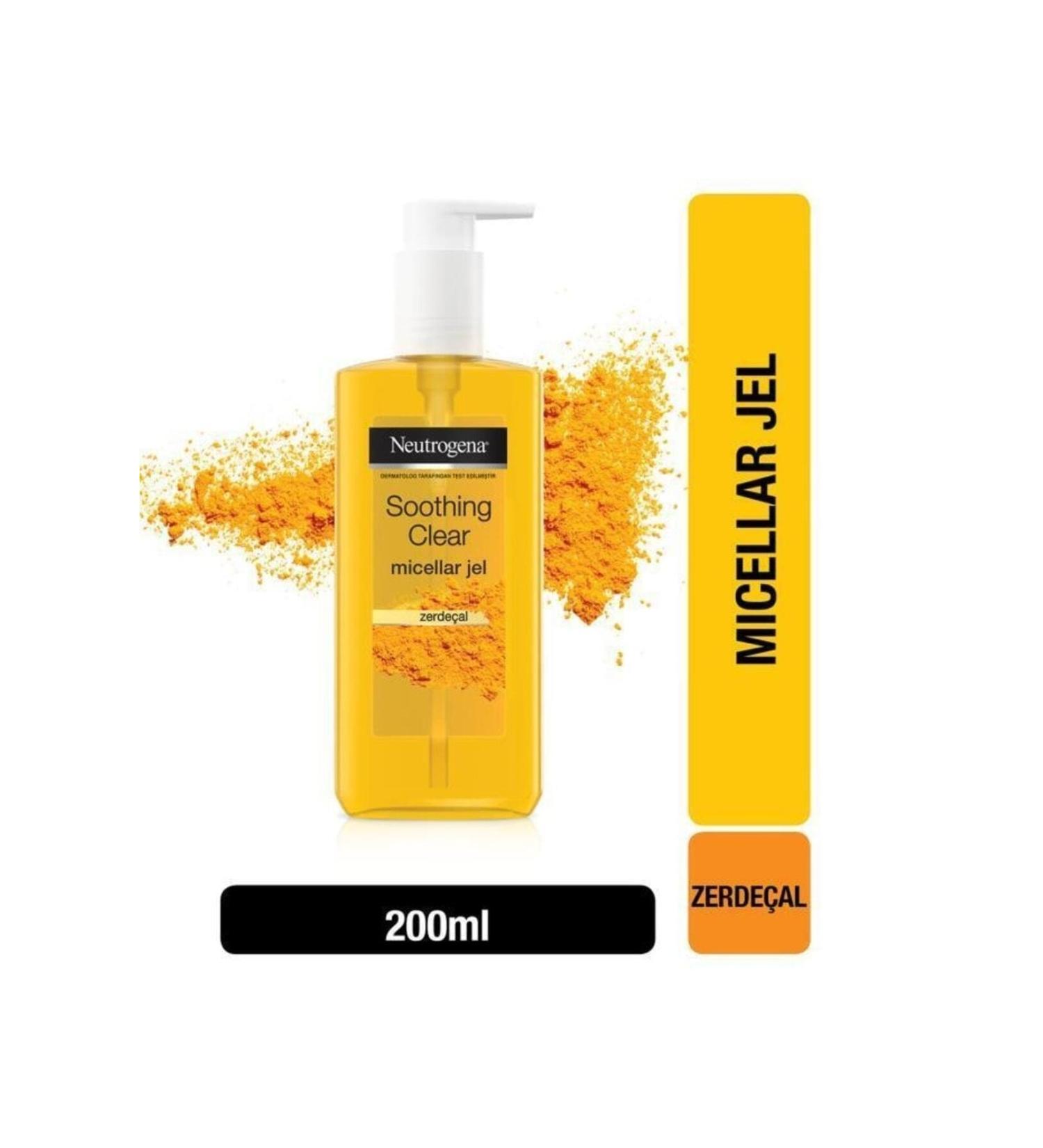 Neutrogena Soothing Clear Micellar Facial Cleansing Gel 200 Ml Onrness Cosmetic - Buy Online on GoSupps.com