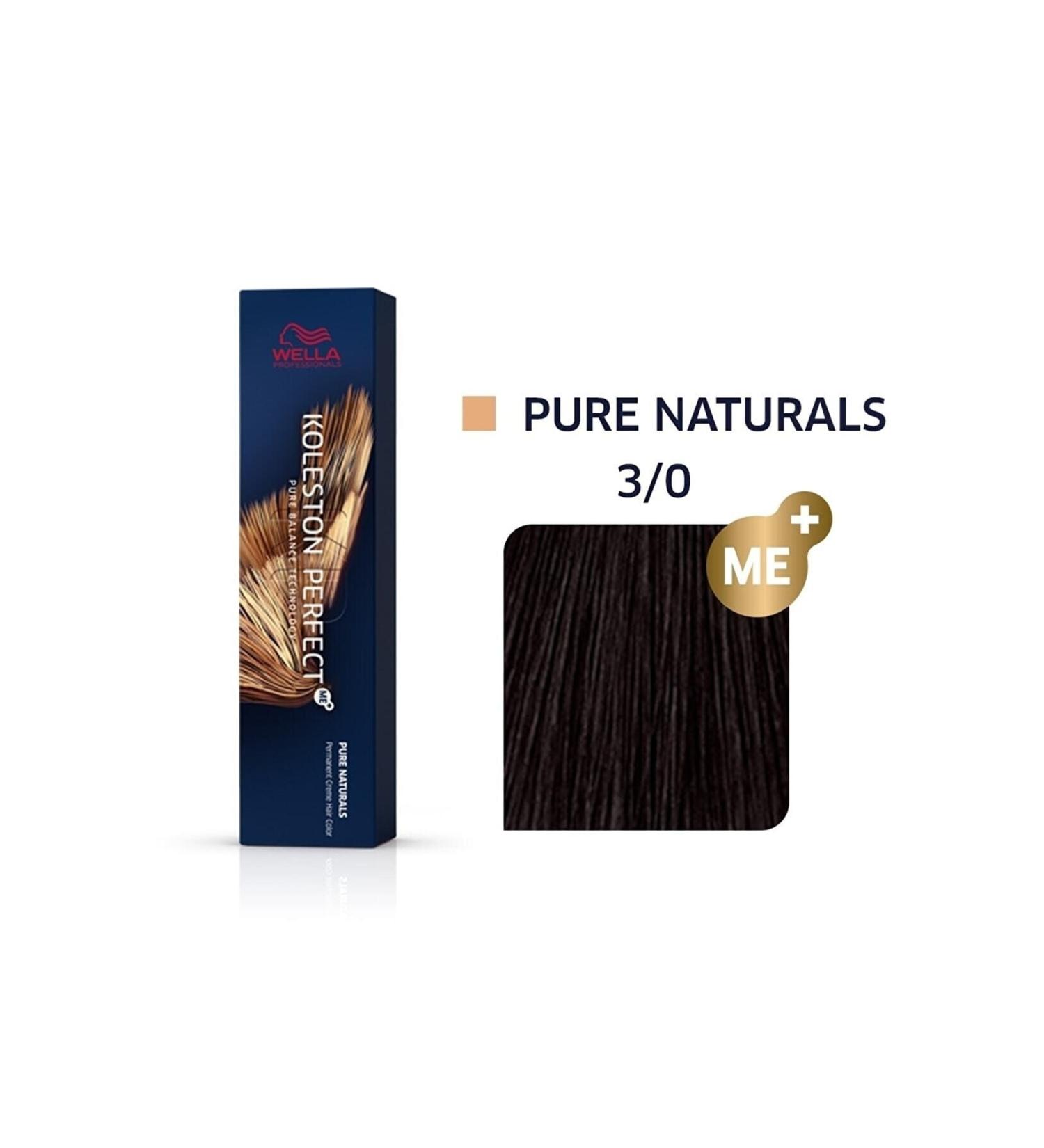 Wella Koleston Perfect Me+ 3/0 Pure Naturals Super Permanent Hair Dye 60 ml keyonline