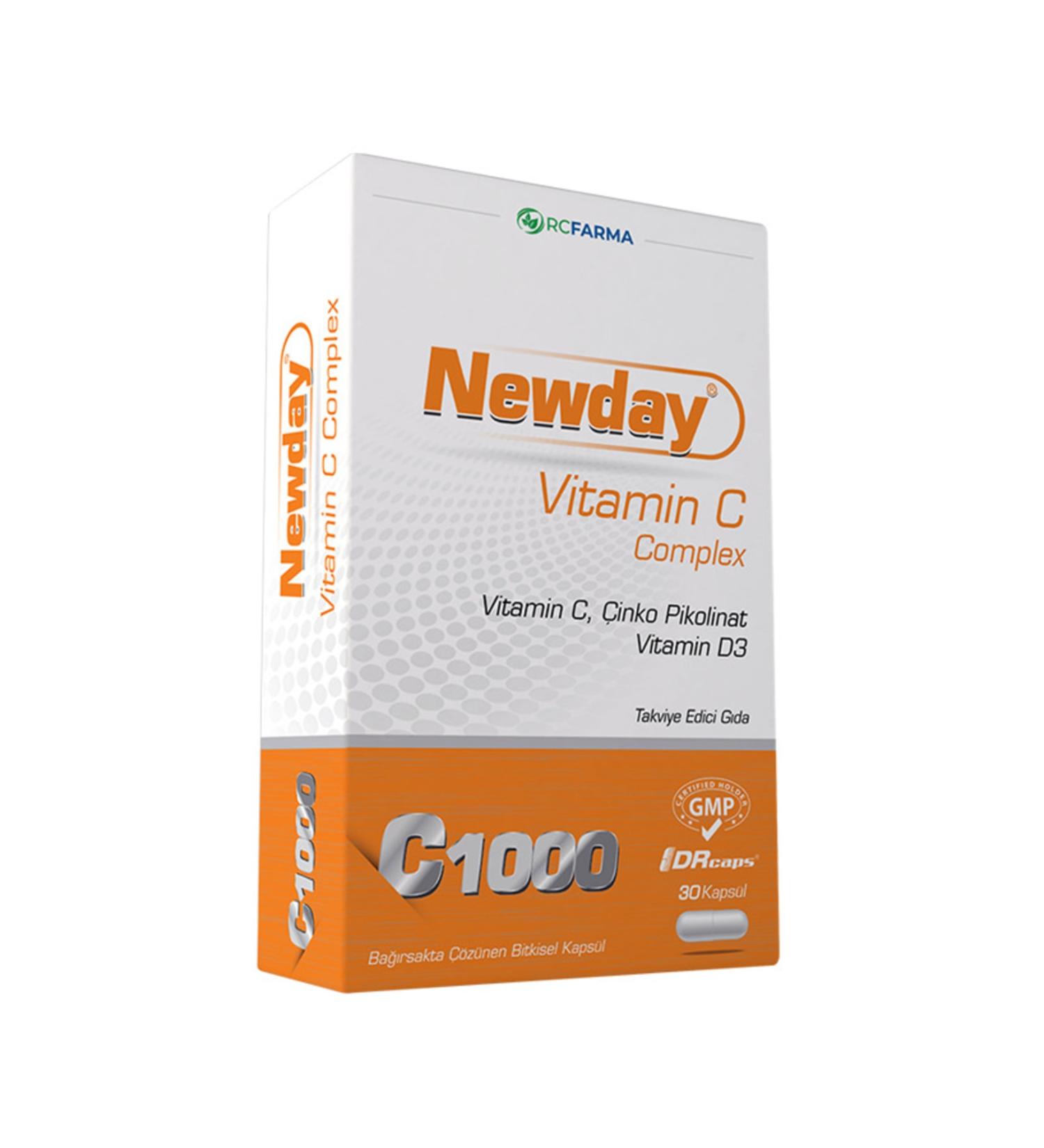 newday Vitamin C Complex Capsule 6x - Buy Online on GoSupps.com