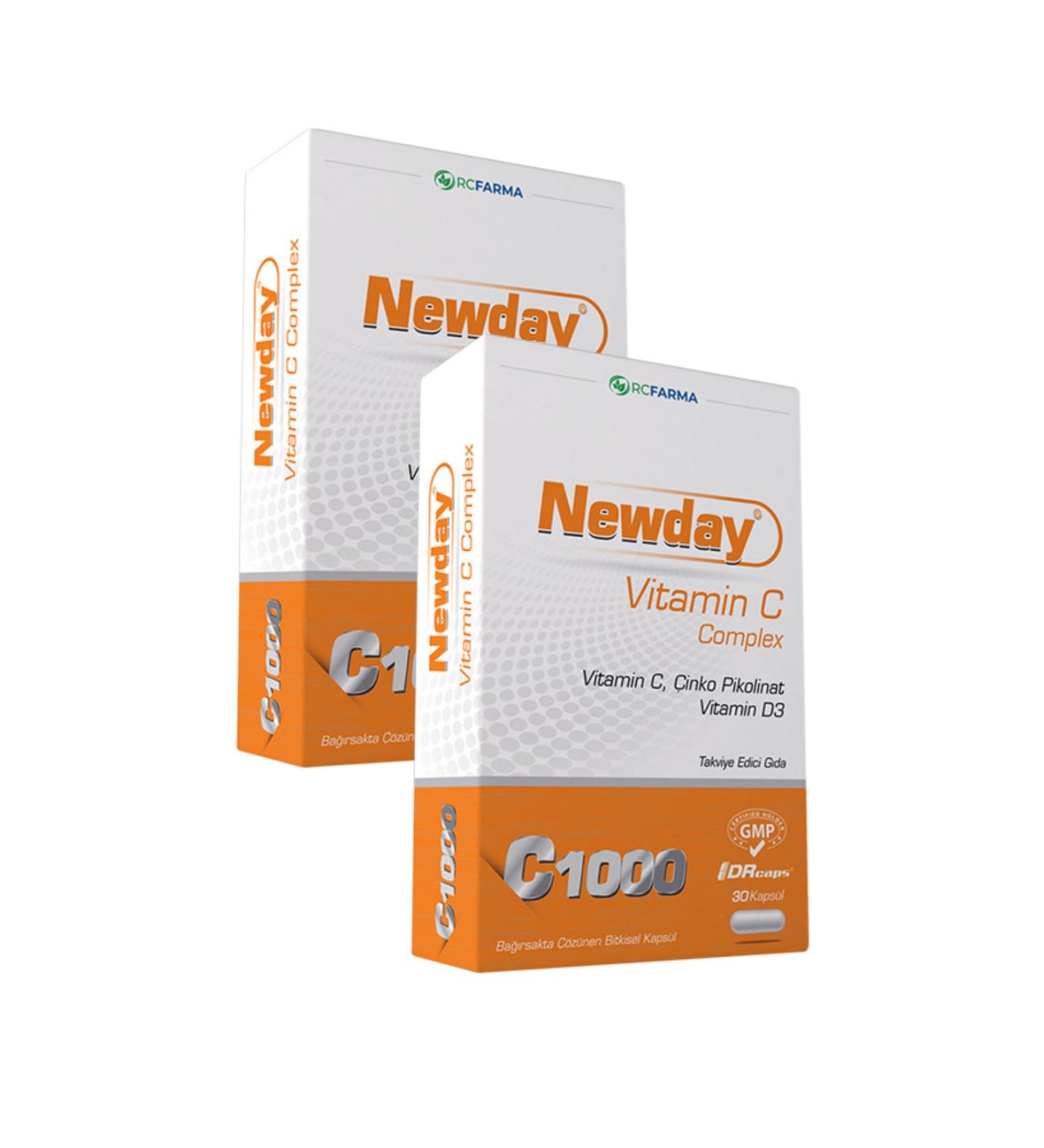 newday Vitamin C Complex Capsule 2x - Buy Online on GoSupps.com