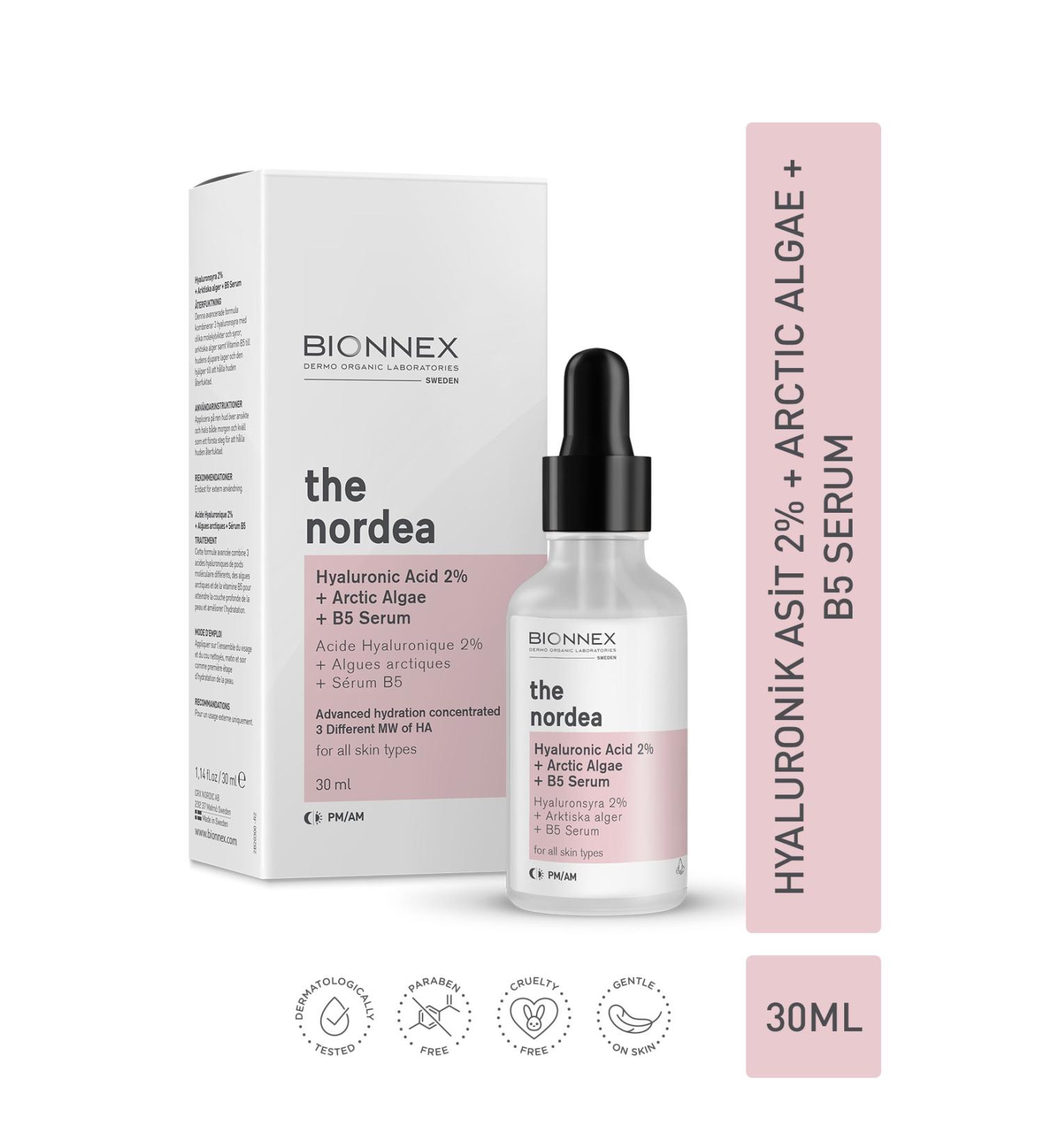 Bionnex The Nordea Hyaluronic Acid 2% + Arctic Algae + B5 Serum