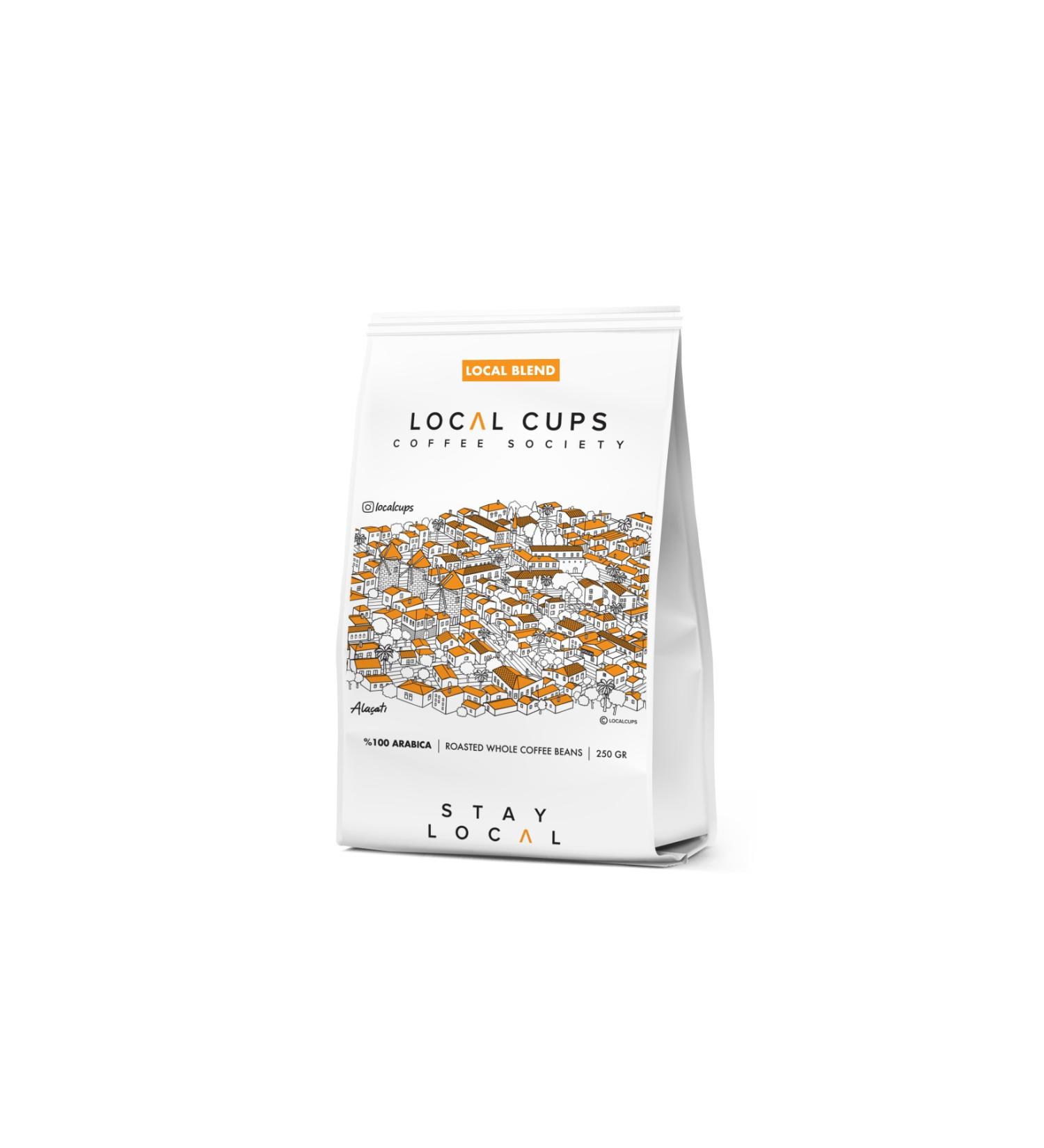 Local Cups Local Blend Coffee Beans 250 Gr