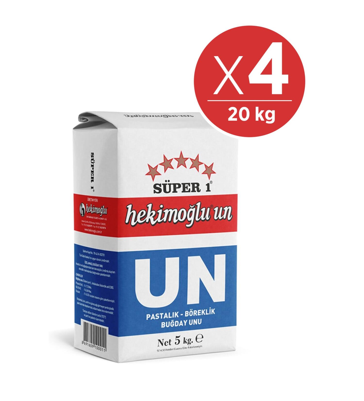 HEK MO LU Flour 5 Kg X 4 Pieces (20 Kg)