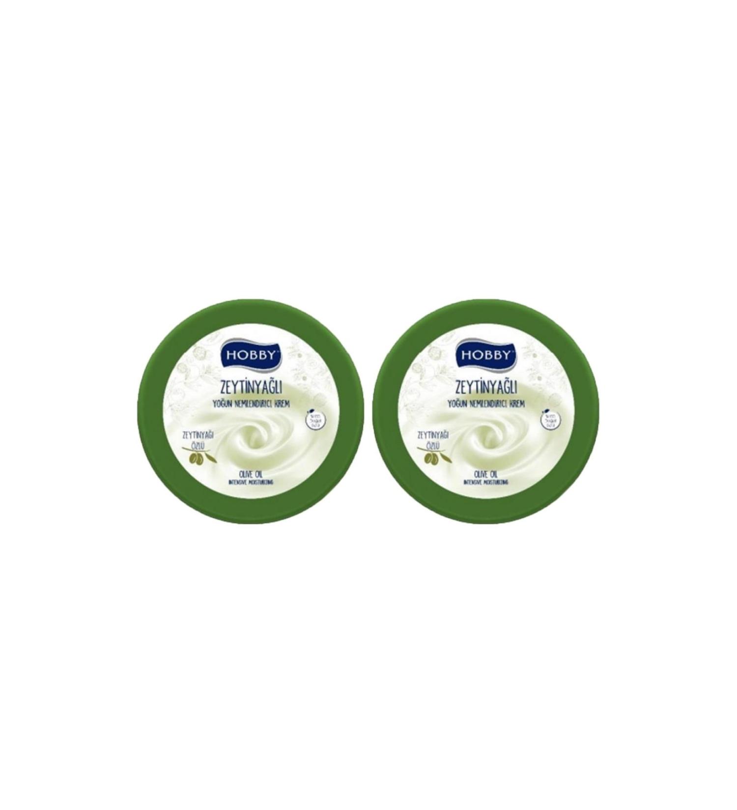 Hobby Hand Body Care Cream Olive Oil 250 Ml X 2 Pieces