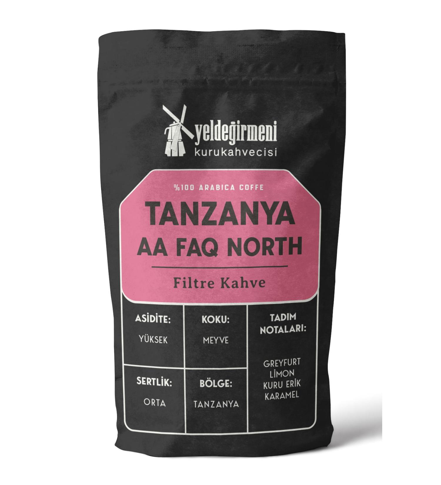 Yelde irmeni Kurukahvecisi Tanzania Aa Faq North Filter Coffee 250 gr