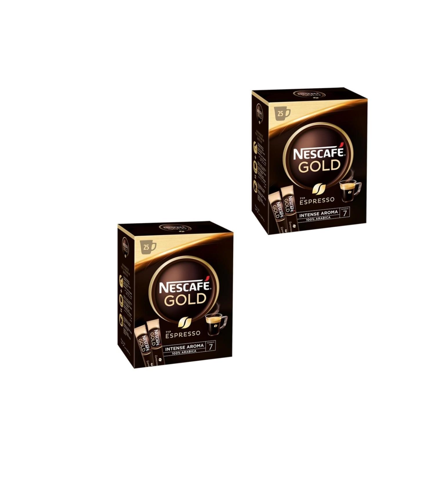 Nescafe Gold Espresso 2 Gr 25 Pack X 2 Boxes (total 50 Pieces)