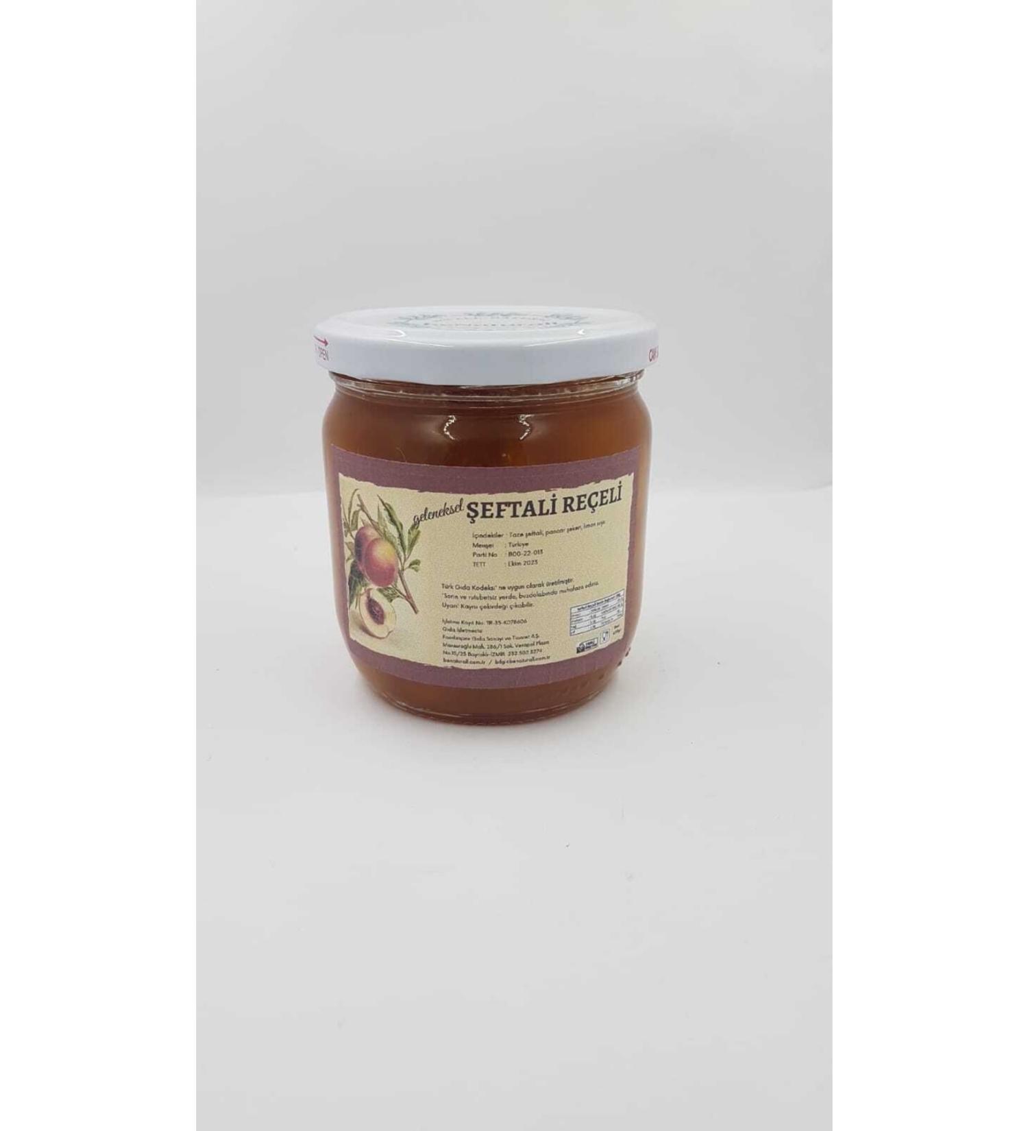 BeNaturall Peach Jam 470gr Homemade