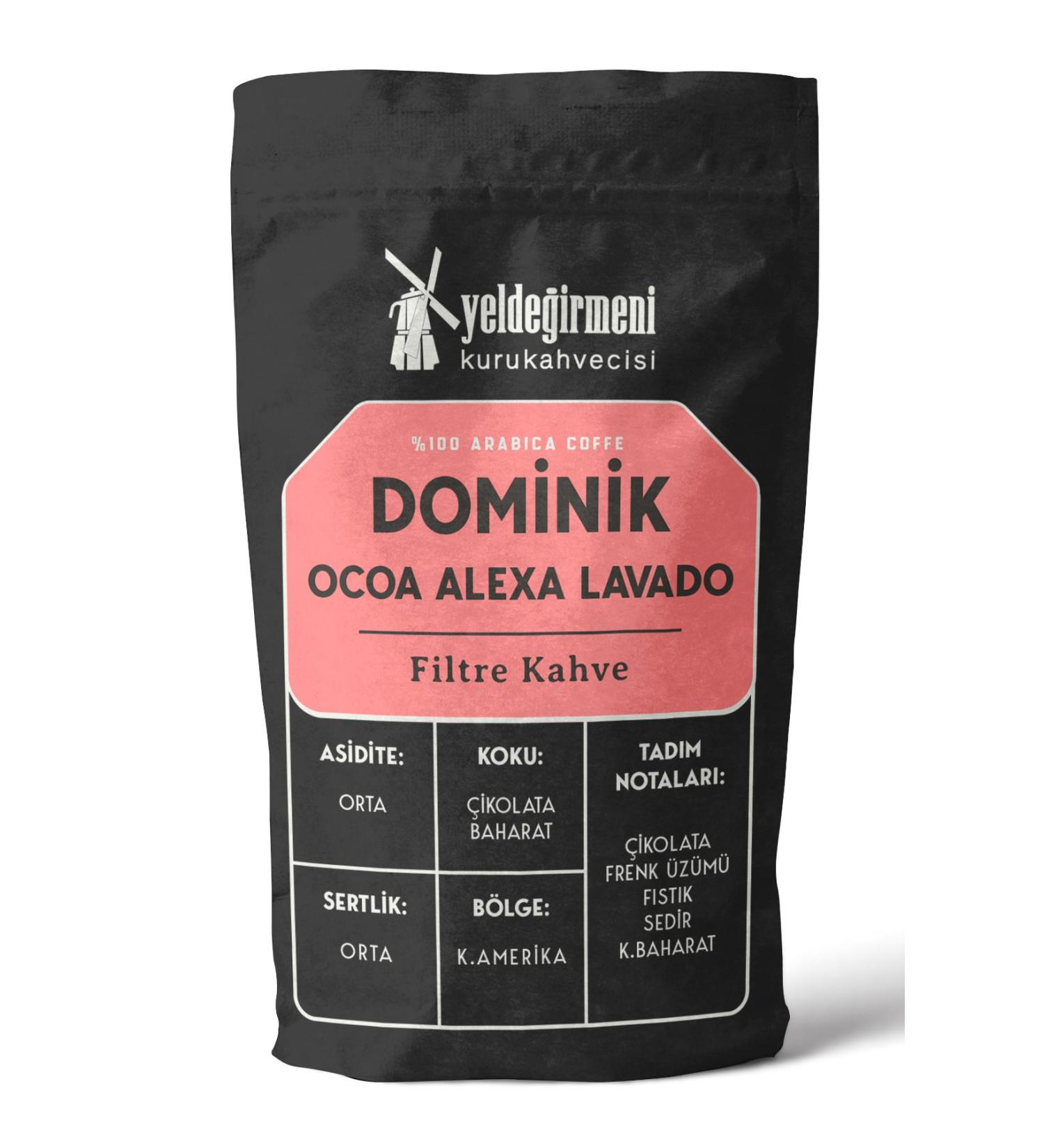 Yelde irmeni Kurukahvecisi Dominik Ocoa Alexa Lavado Filter Coffee 250 gr