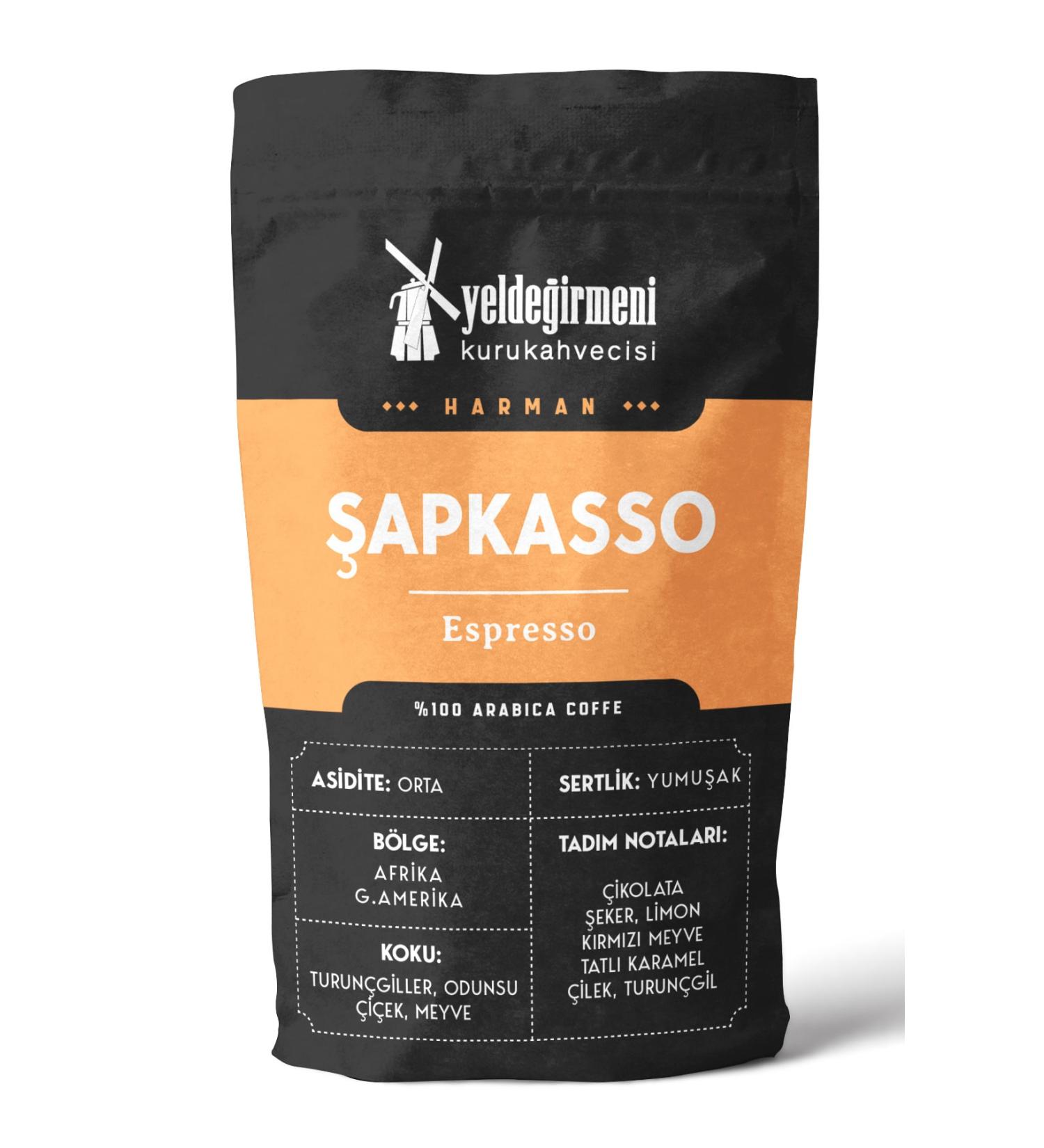 Yelde irmeni Kurukahvecisi apkasso Espresso Coffee 1000 gr