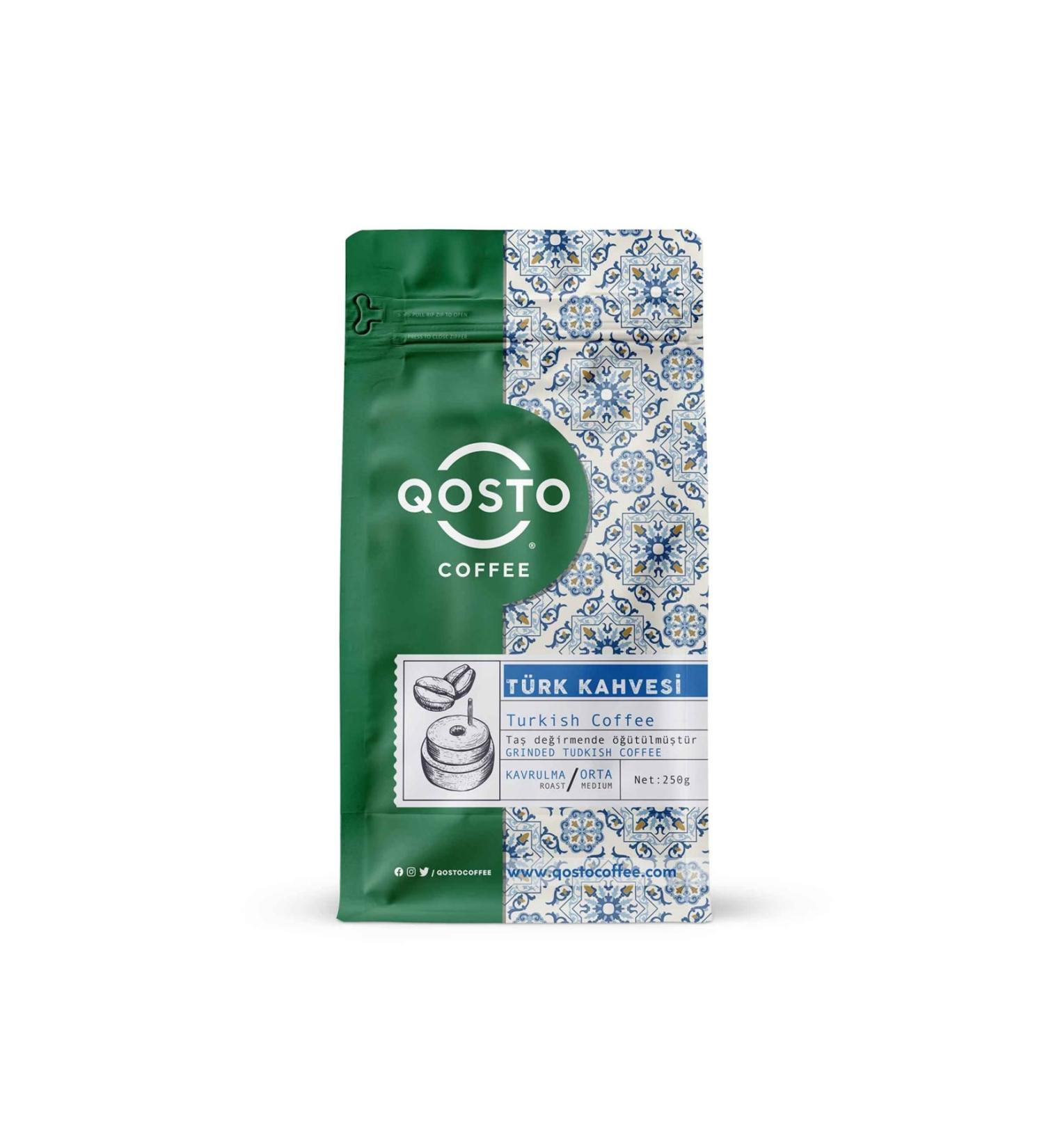 Qosto Coffee Classic Turkish Coffee 250 Gr