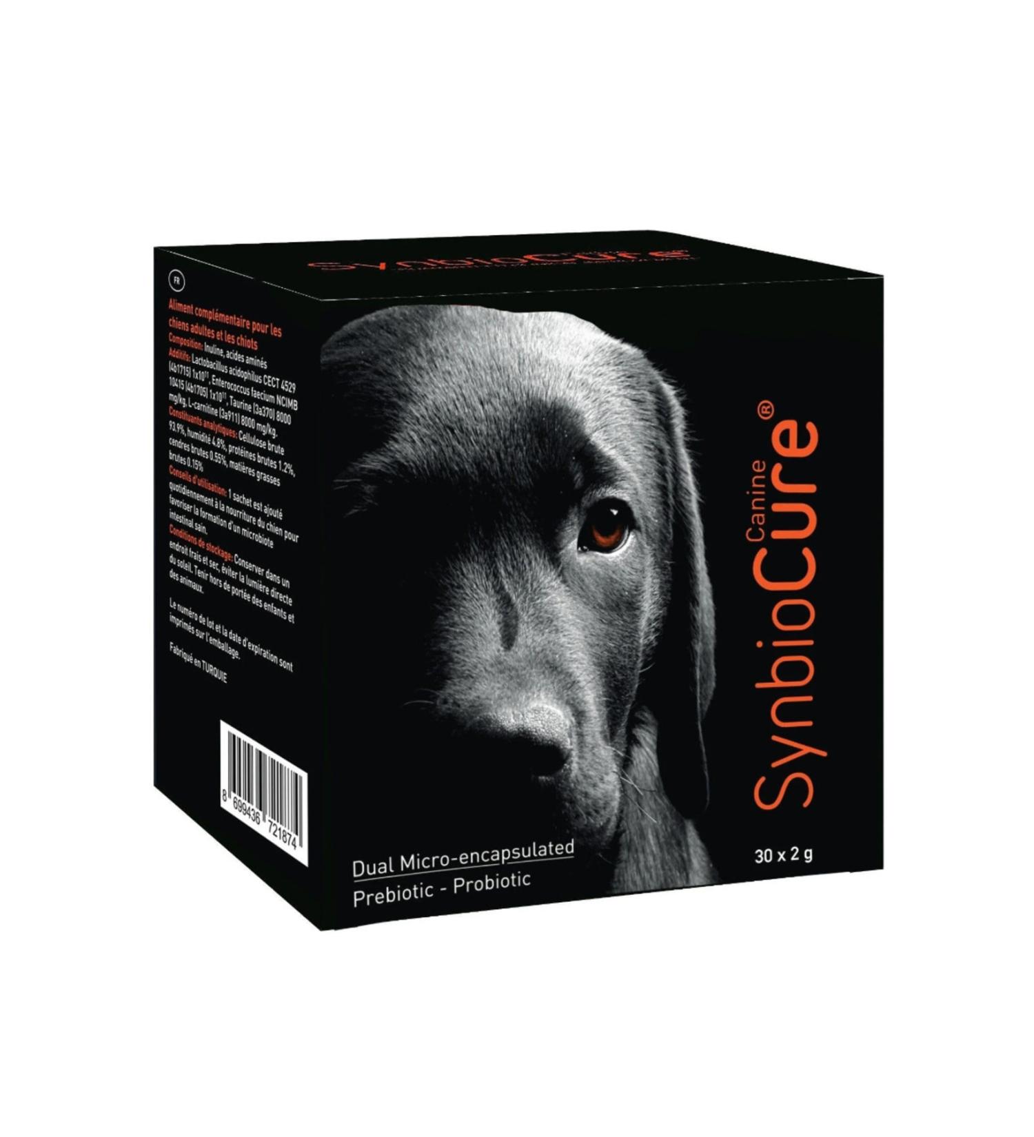 SYNBIOCURE Dog Edible Powder Probiotic and Prebiotic 30 Pieces X 2 gr Sachet Skt(04.2025)