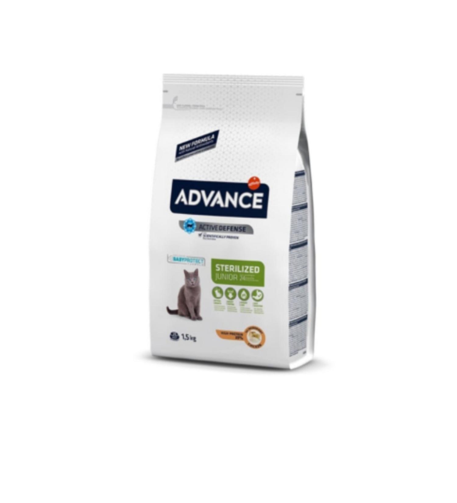 Advance Cat Junior Sterilized 1.5kg Sterilized Kitten Food