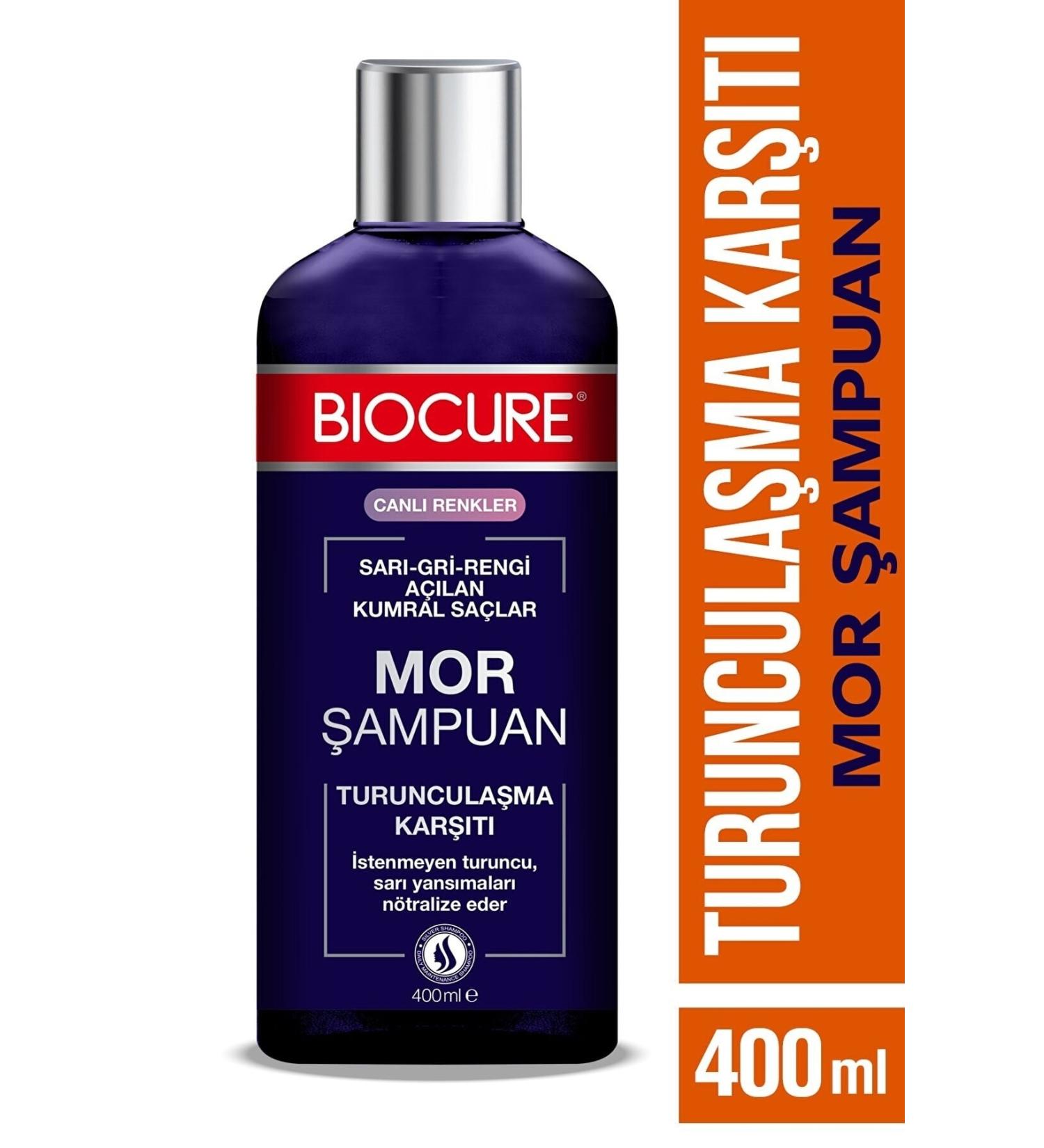 Biocure Purple Shampoo 400ml Anti-Orange - Buy Online on GoSupps.com