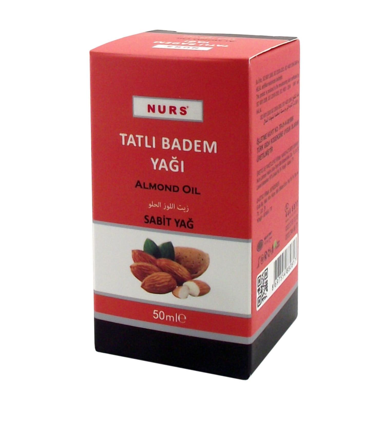 Nurs Lokman Hekim Sweet Almond Oil 50 Ml