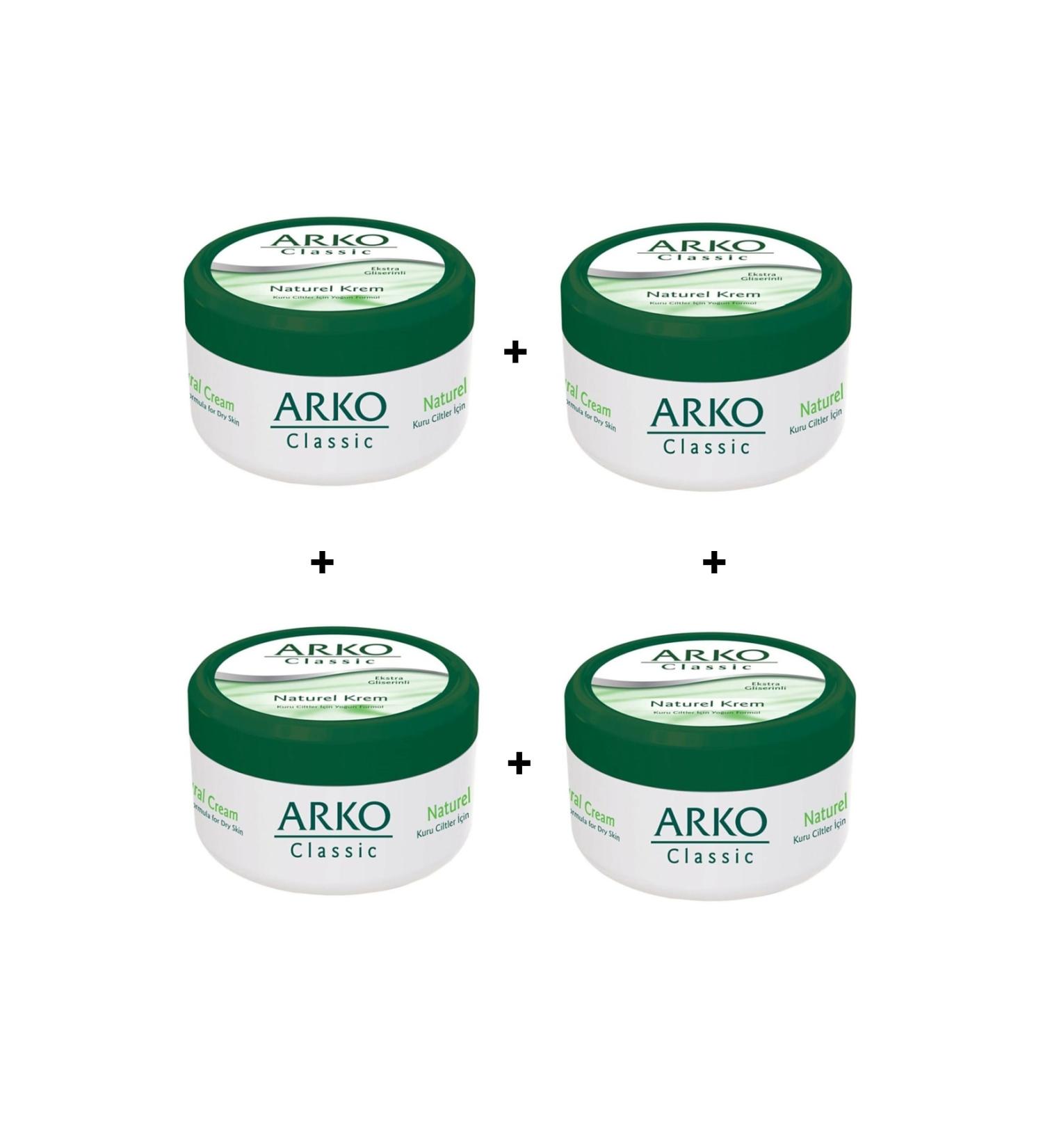 Arko Nem Classic Natural Hand and Body Cream 4x150 ml
