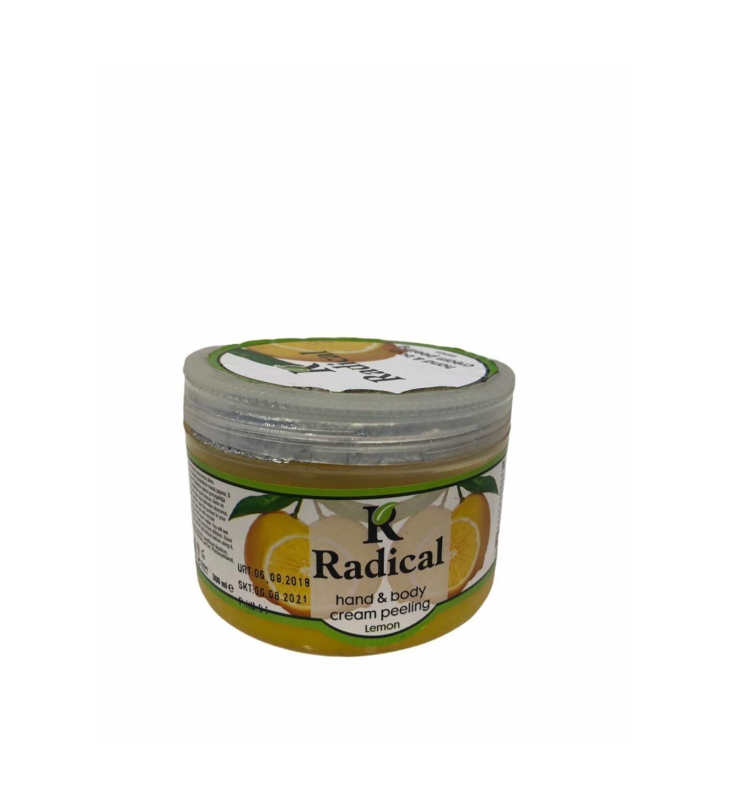 Radical Hand and Foot Manicure & Pedicure Lemon Flavored Peeling 300gr