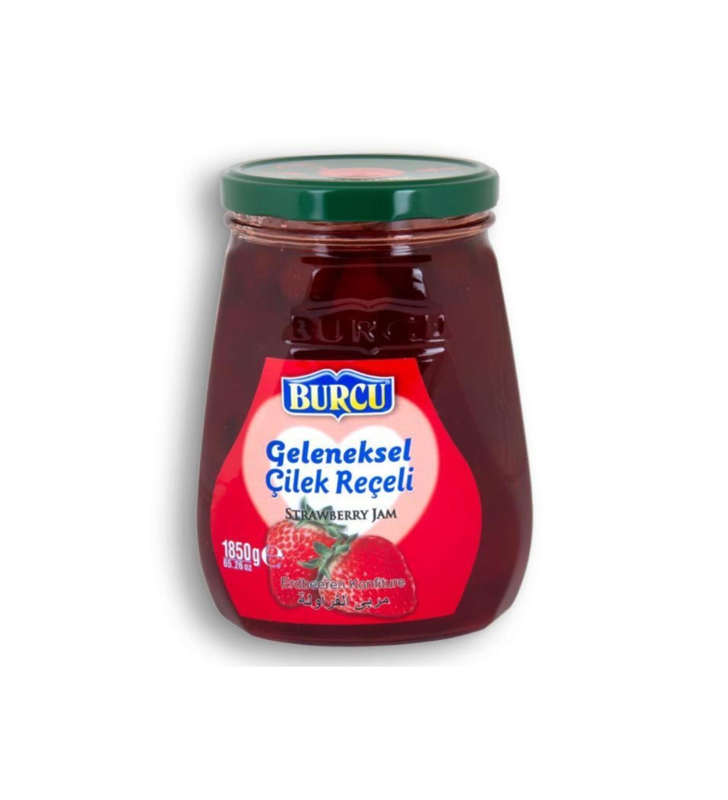 BURCU Strawberry Jam 1.85 Kg Jar
