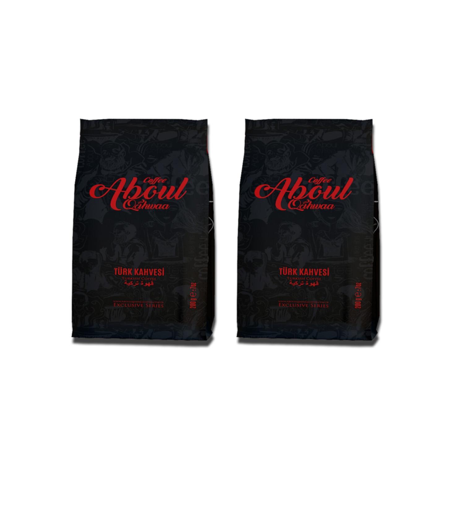 Aboul Qahwaa Block Bottum 2 Pieces Turkish Coffee 200 gr