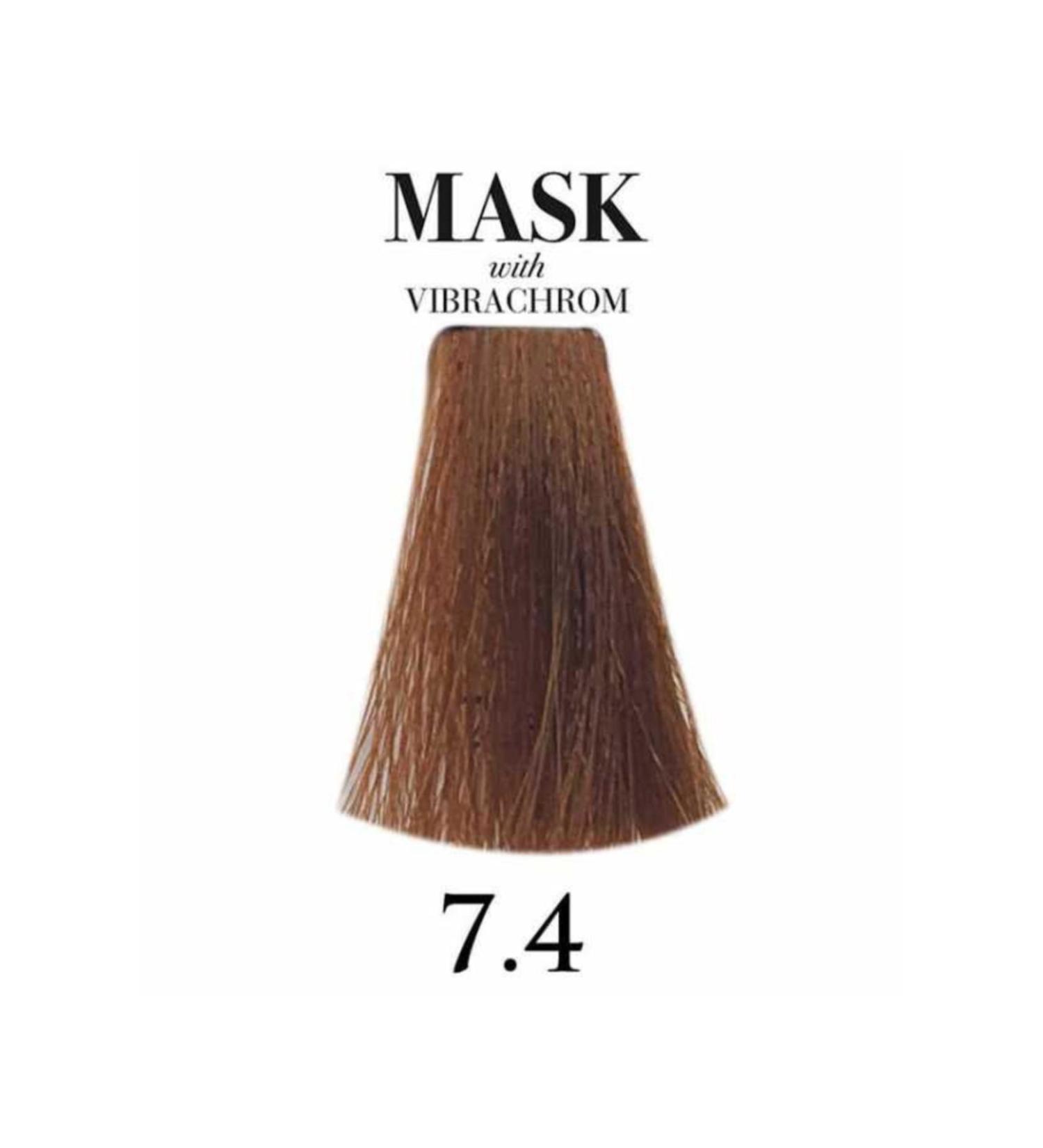 Davines Mask Vibrachrom 7.4 Medium Copper Blonde Hair Dye 100ml