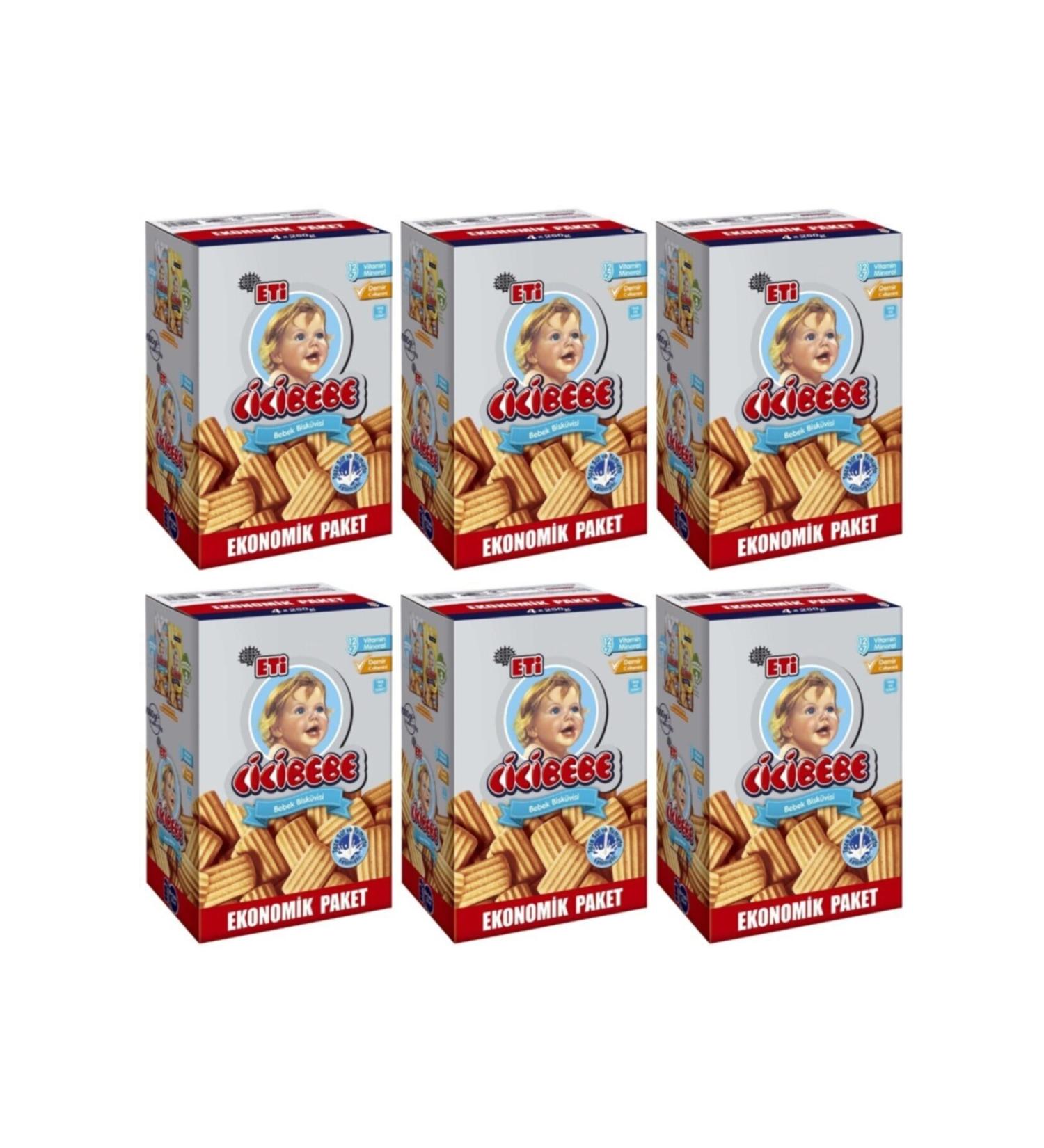 Eti Cicibebe Biscuits 1000 Gr 6 Pieces - Buy Online on GoSupps.com