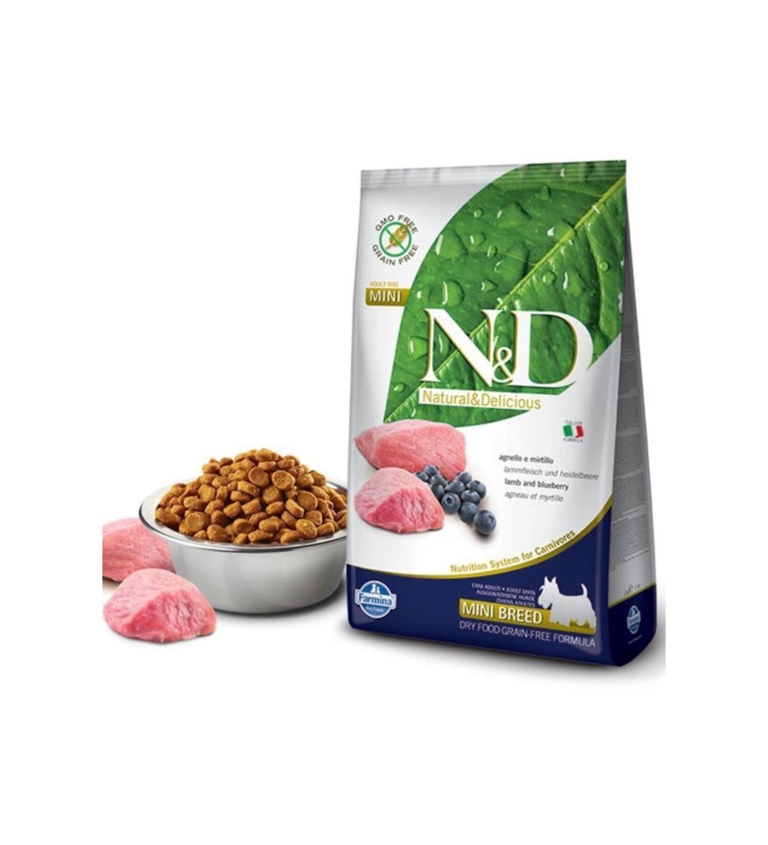 N & D Grain Free Lamb Blueberry Small Breed Adult Dog Food 7 kg