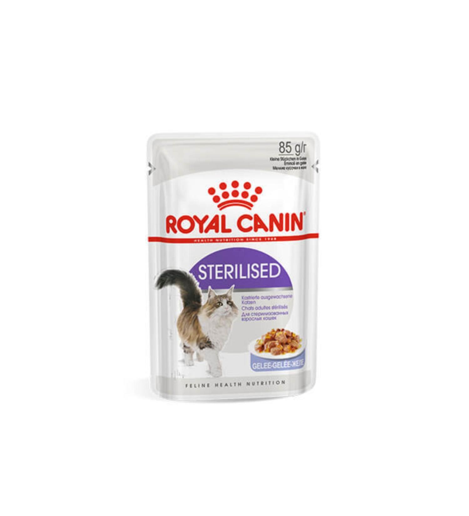 Royal Canin Gel Sterilized Cat Canned Food 85 gr x 6 Pieces