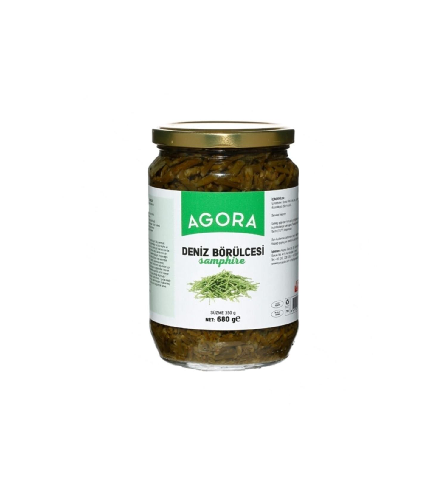 Agora Sea Beans Glass Canned 680 Gr Glass Canned Sea Beans 680 Gr