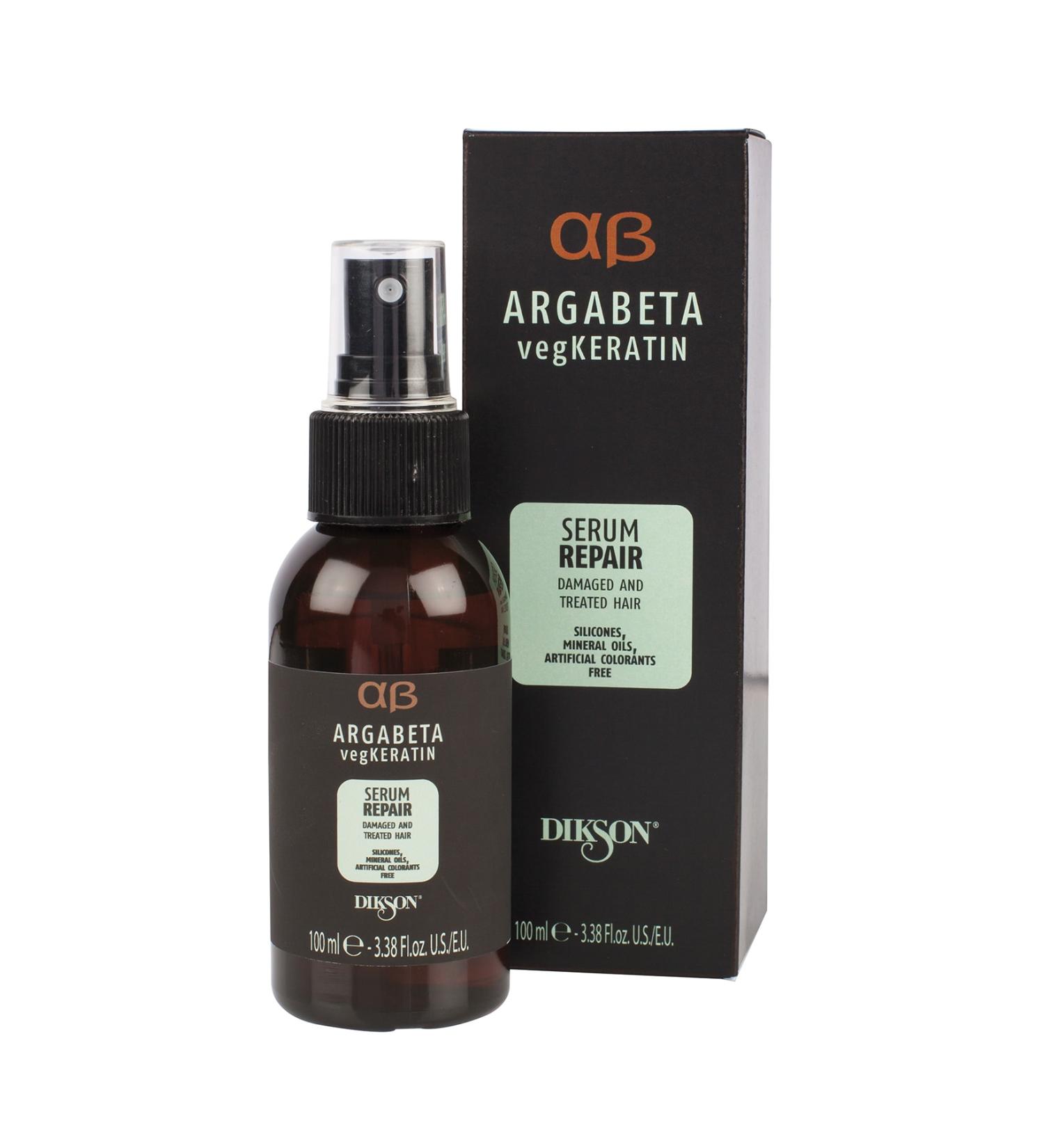 Dikson Arga Beta Reconstructive Herbal Keratin Serum - Damaged Hair 100 Ml